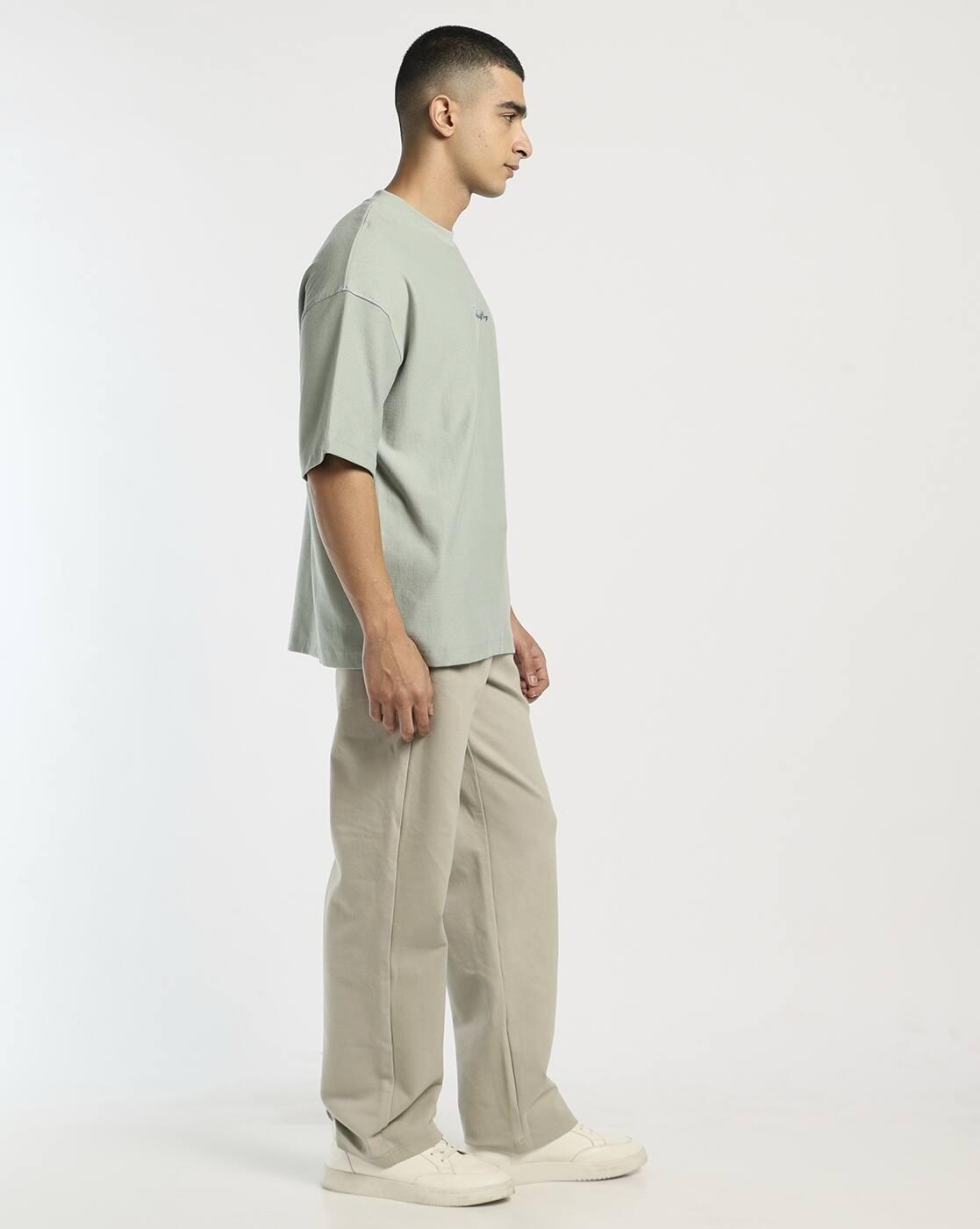 SOLID BOXY TEE, LT. GREEN, L