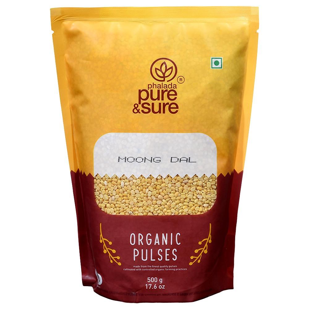 Pure & Sure | Phalada Pure & Sure Organic Moong Dal 500 g