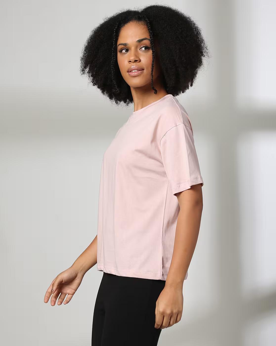 Women Aster Crew-Neck Oversized Fit T-Shirt