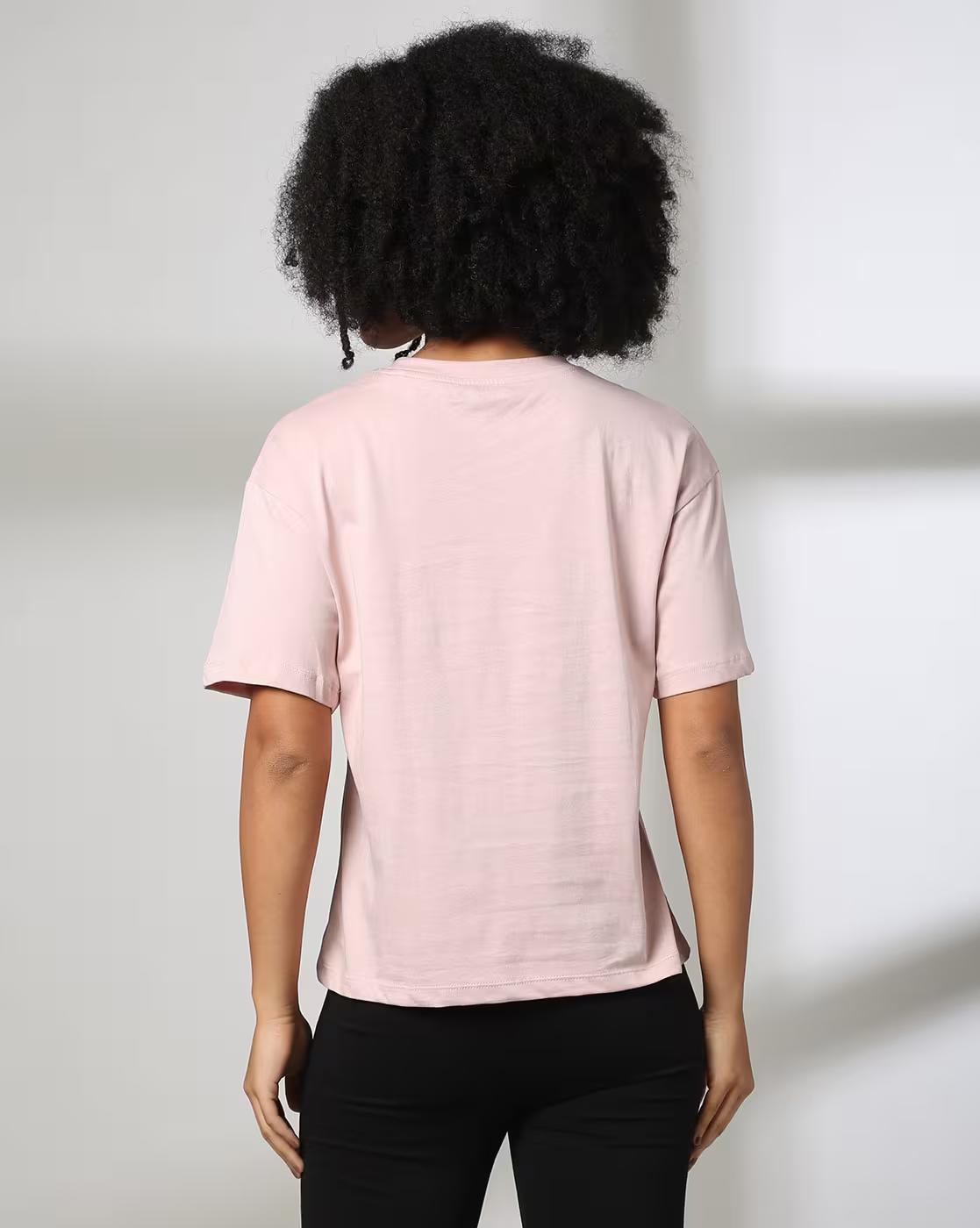 Women Aster Crew-Neck Oversized Fit T-Shirt