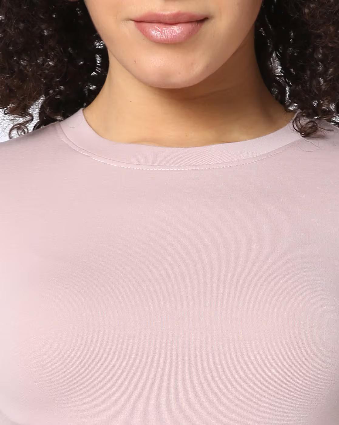 Rio Basic Sunflower Crop Tshir, PINK, XL