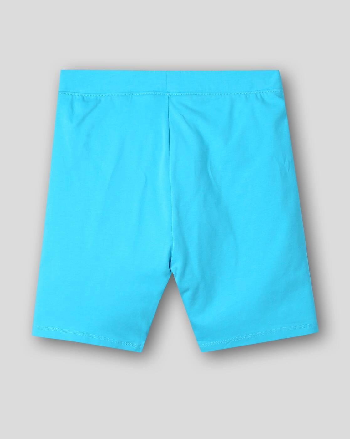 Long Tshirt w Cycling short, WHITE, 8-9Y