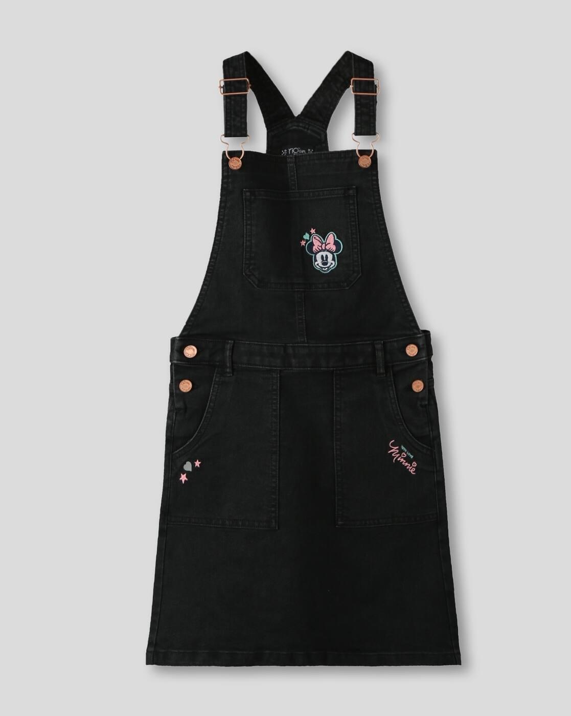 MINNIE DENIM DUN, BLACK CHARCOAL, 13-14Y