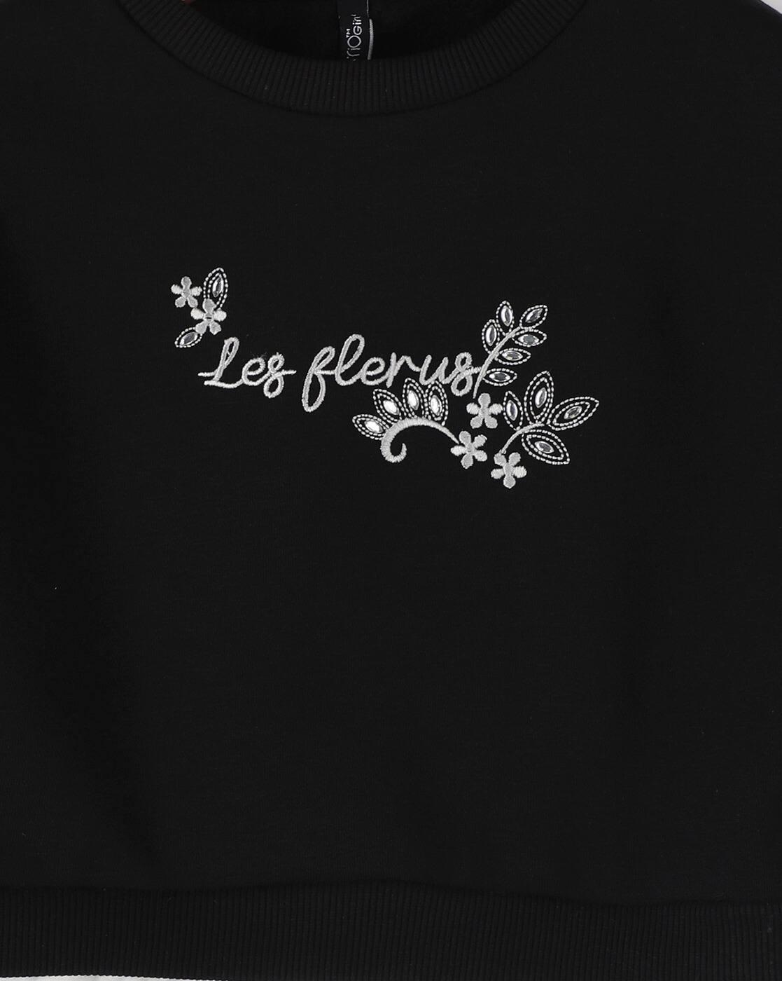 RIO GIRLS SWT Shirt, JET BLACK, 15-16Y