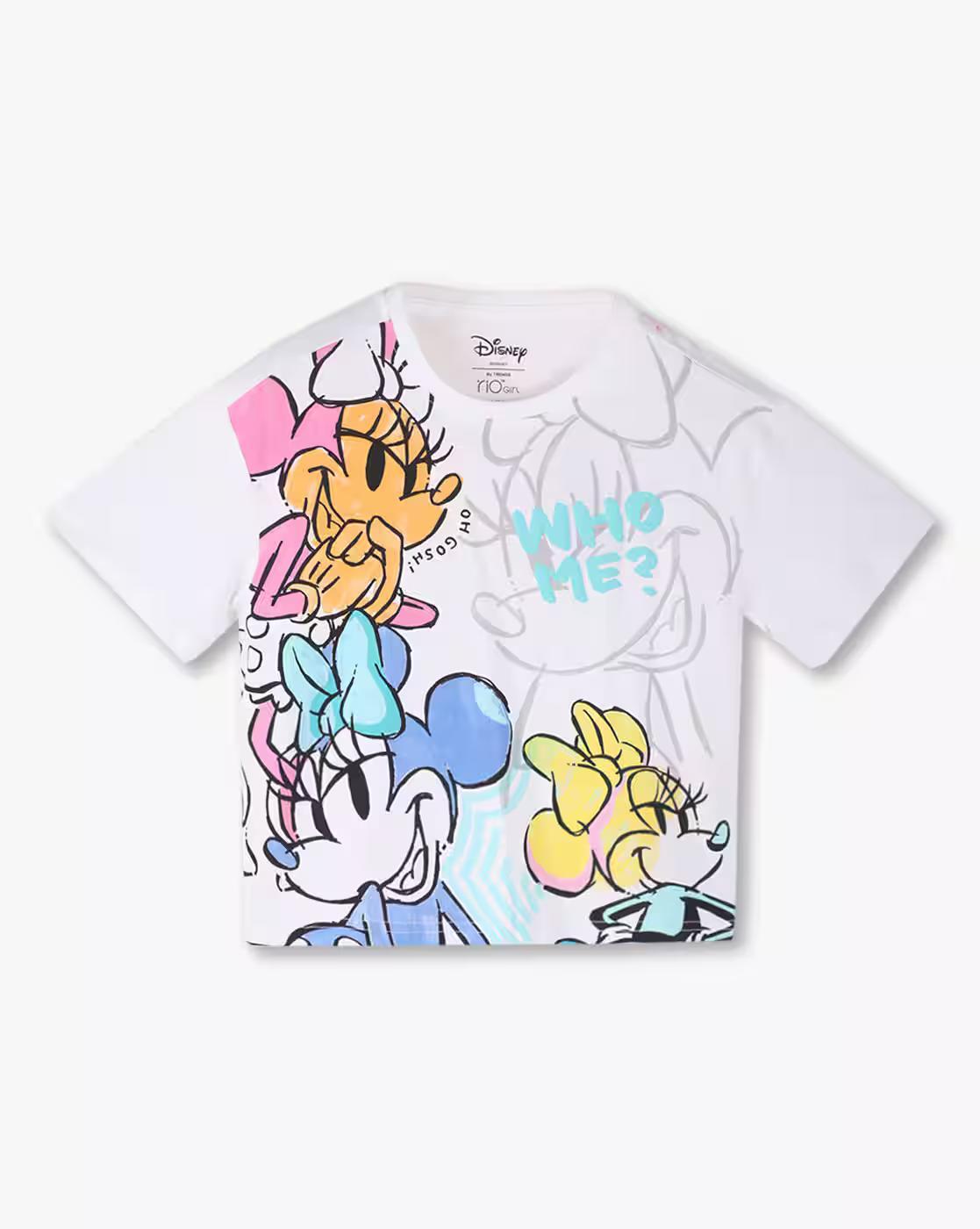 Classic Minnie Mouse Tee, WHITE, 11-12Y
