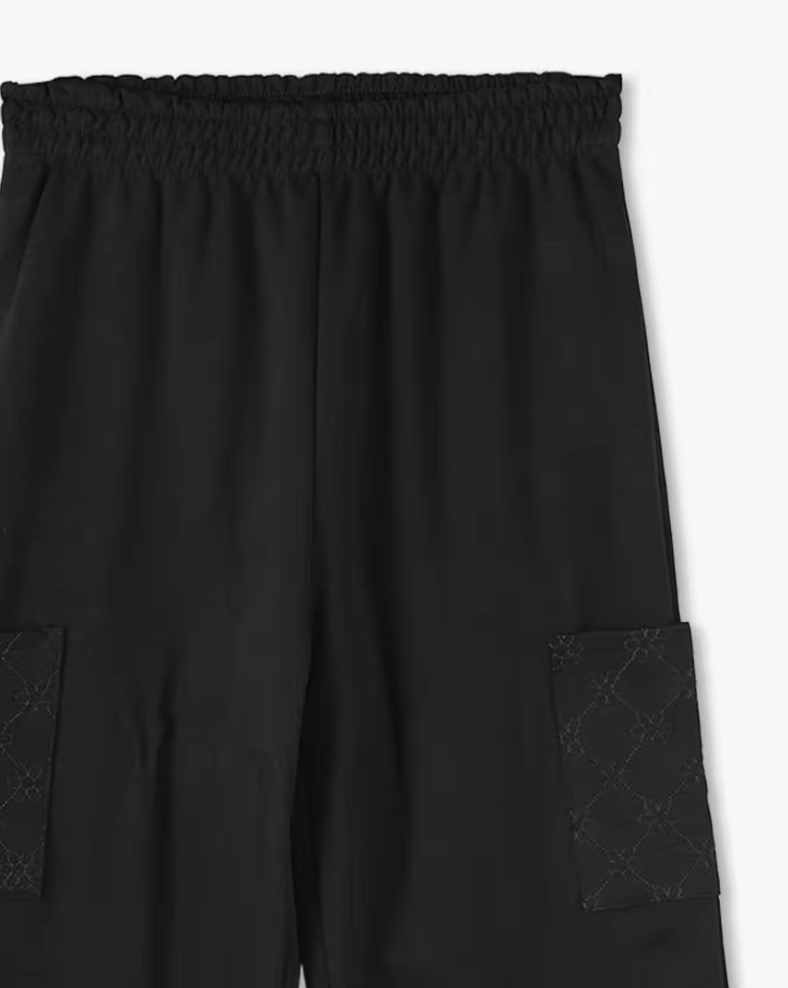 PAPER BAG PANT WI, BLACK CHARCOAL, 9-10Y