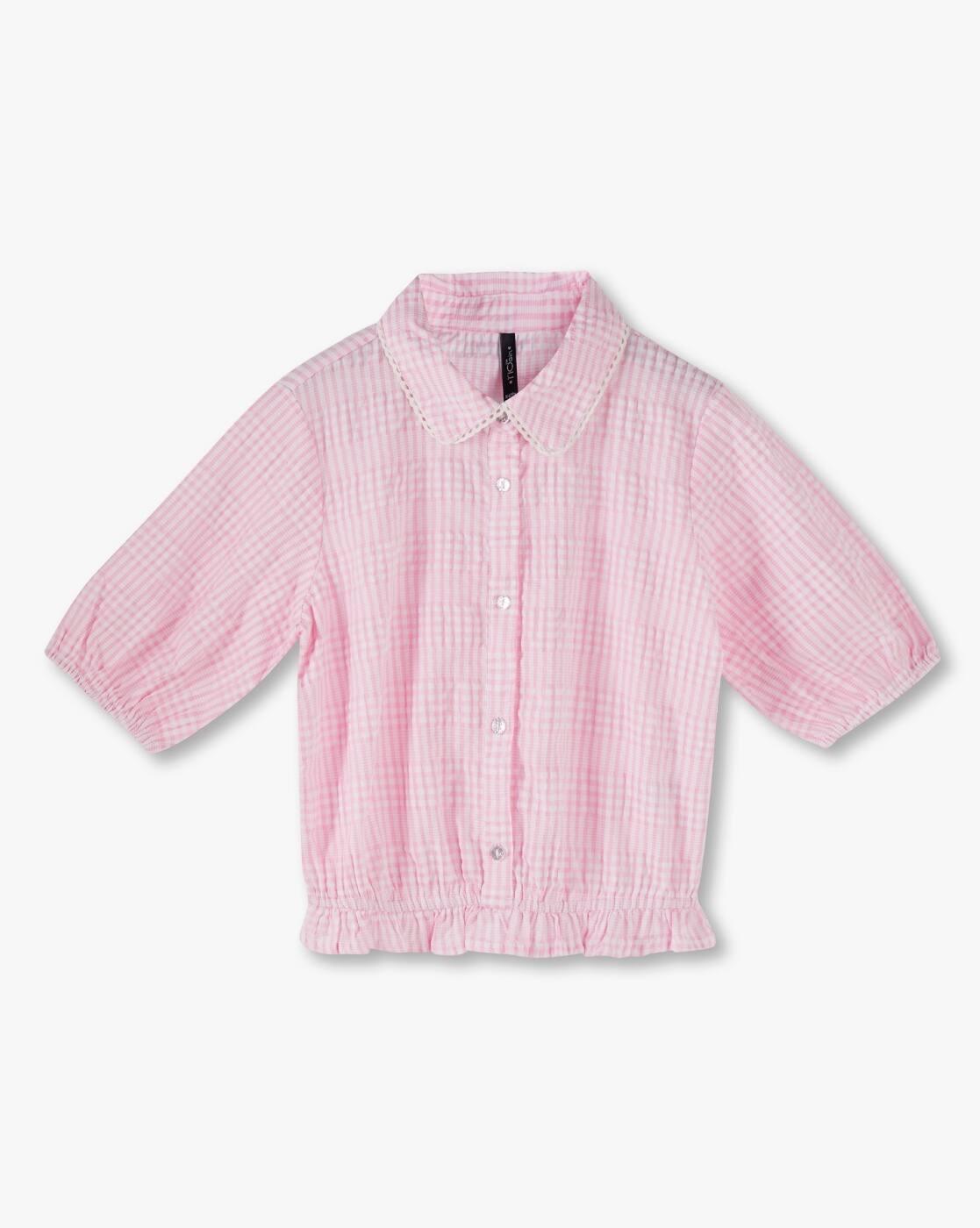 YARN DYED SHIRT, PINK, 15-16Y