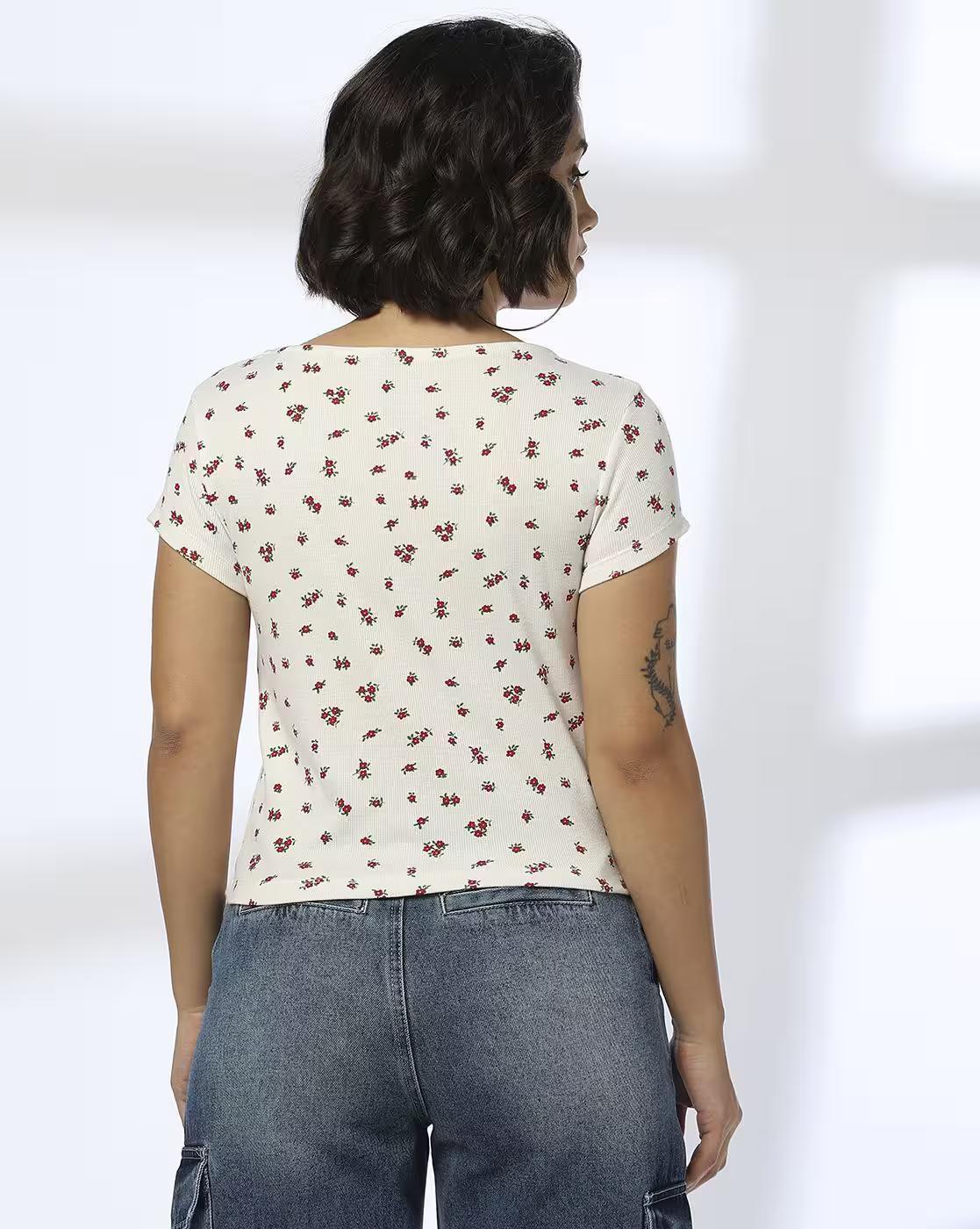 RIB TOP, OFF WHITE, L