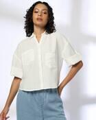 MESH FITTED FULL SLEEVE PR, OFF WHITE, M
