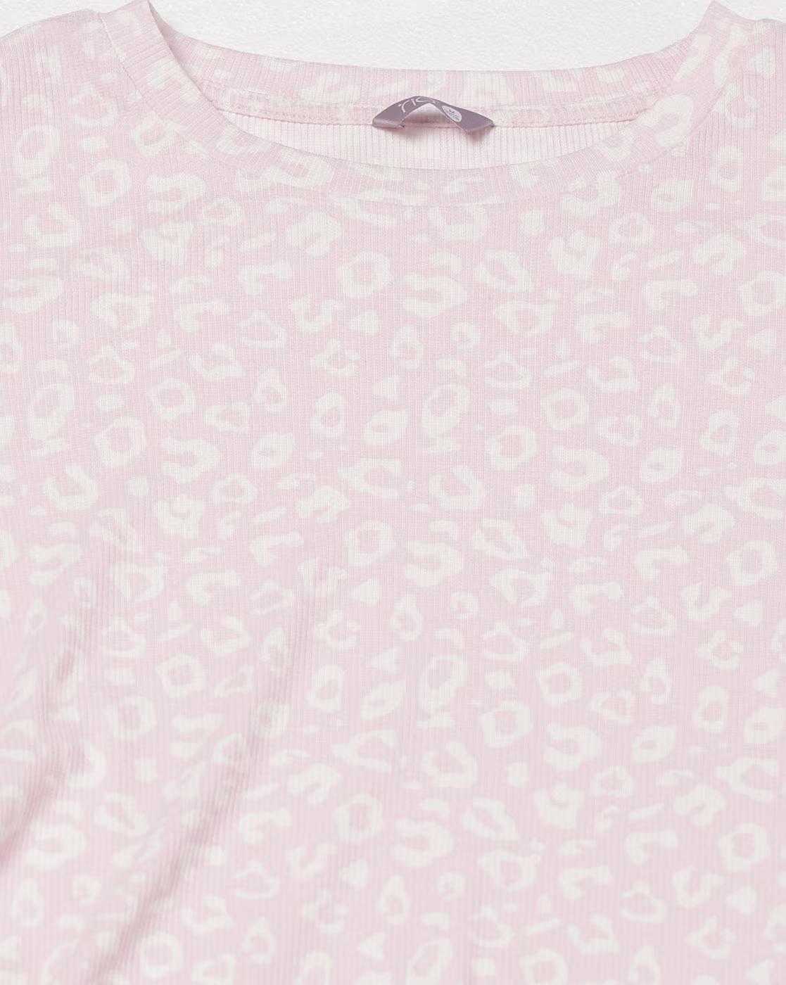ALL OVER PRINT TOP LWT22, LT. PINK, XXL
