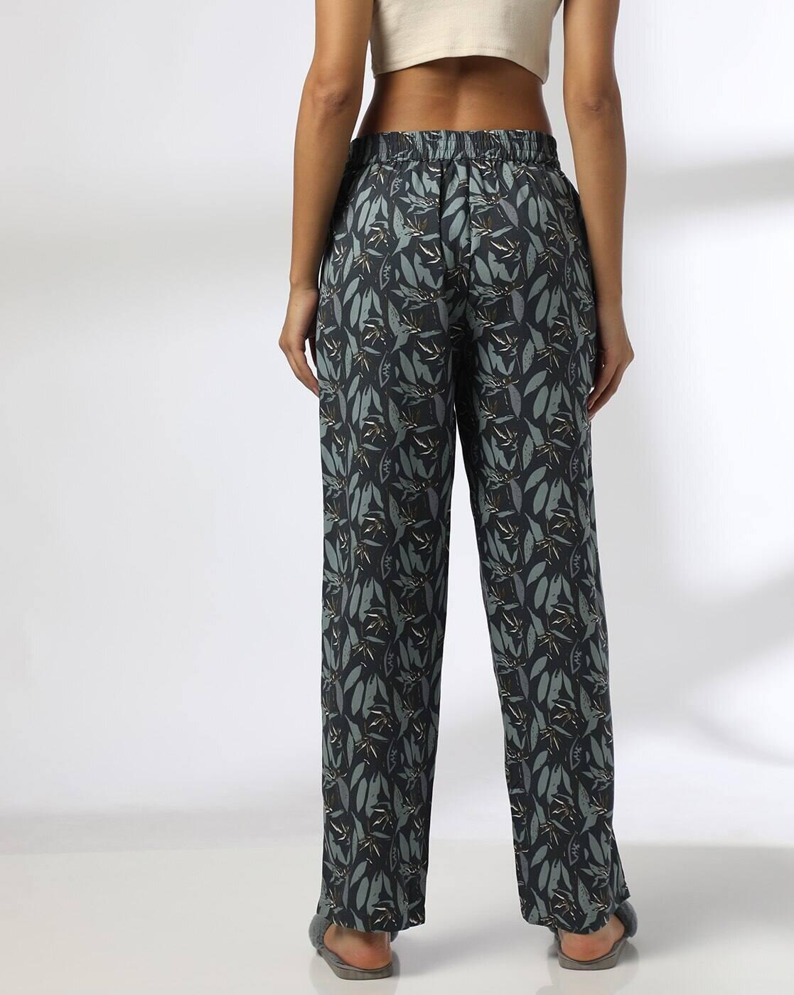 Rayon Pajama, NAVY, L