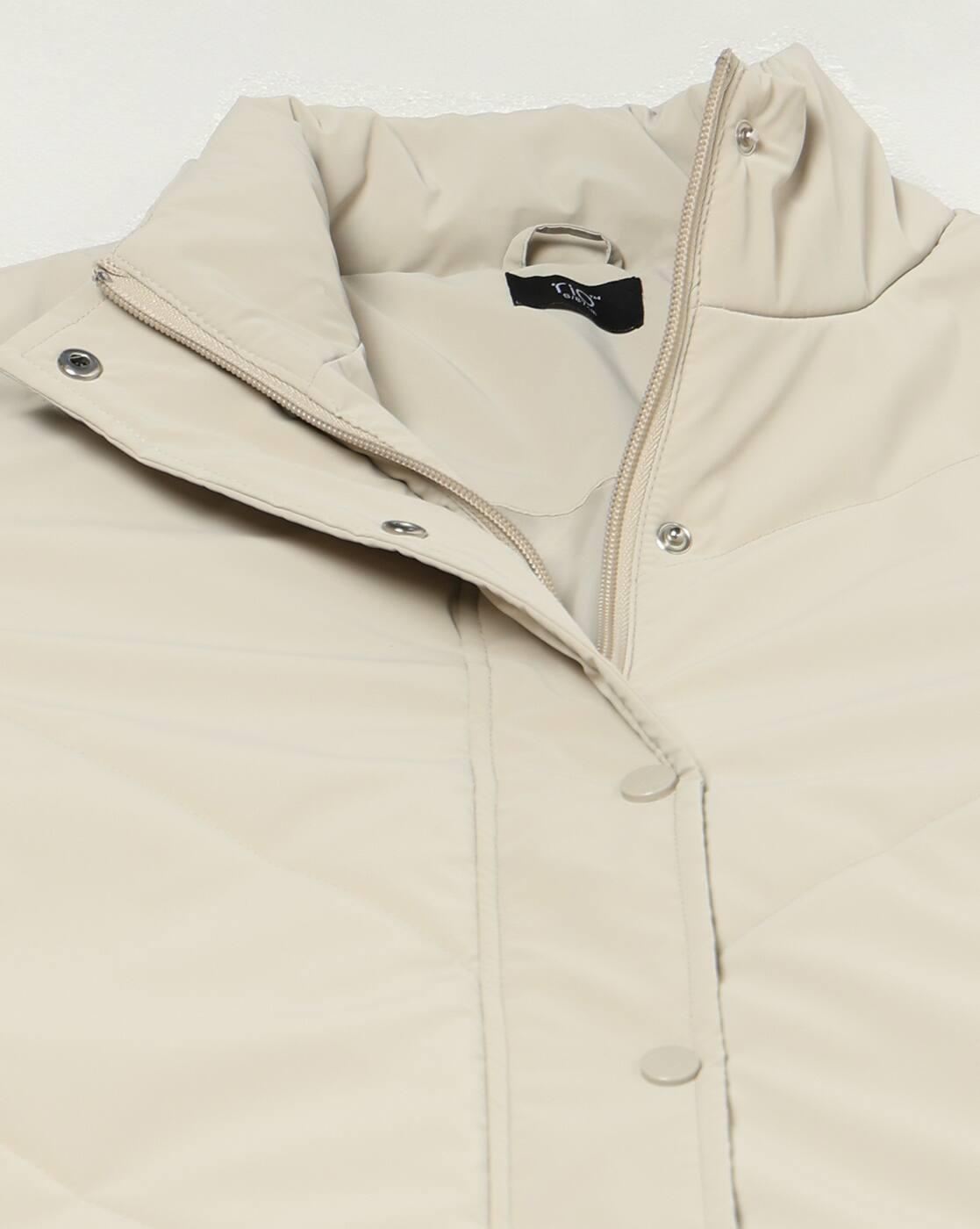 QUILTED JACKET, OFF WHITE, L