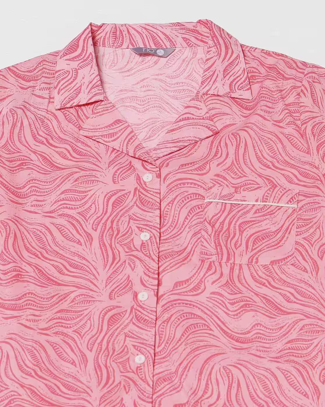 Woven Shorts Set LWS01, PINK, L