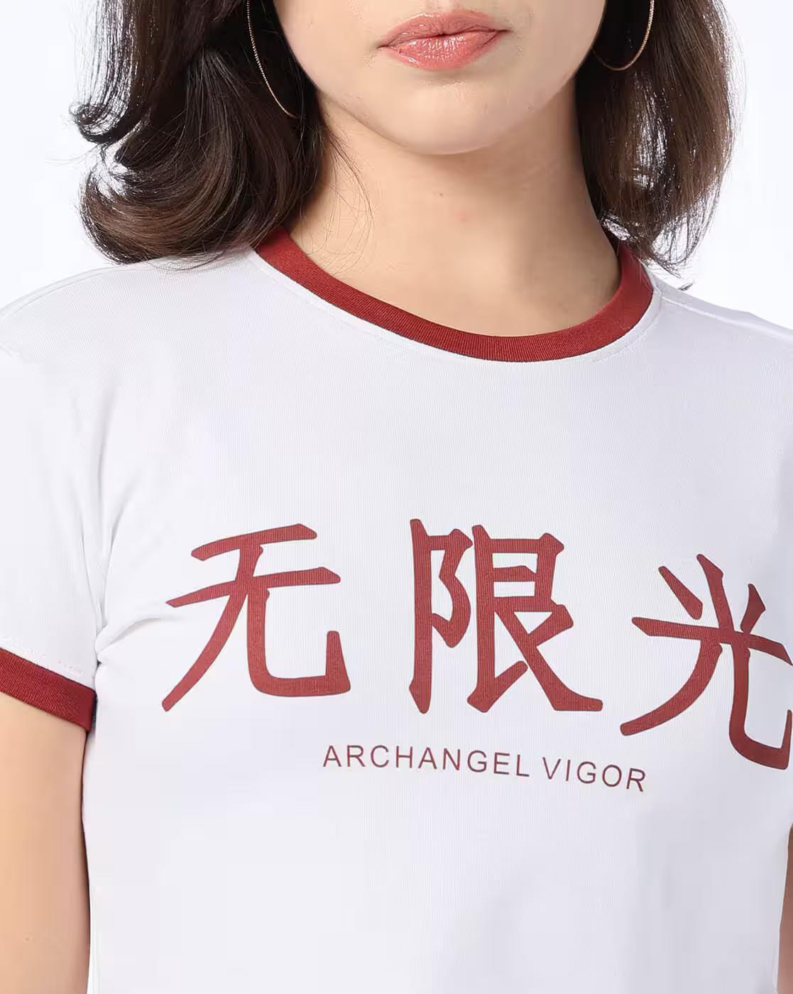ARCHANGEL VIGOR ROUND NECK TE, WHITE, XS