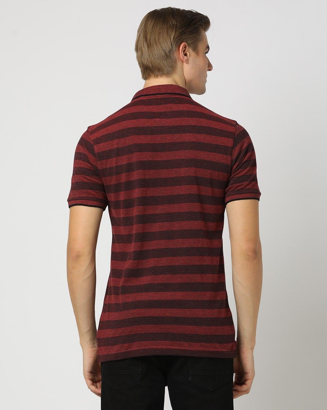 Striped Polo T-Shirt