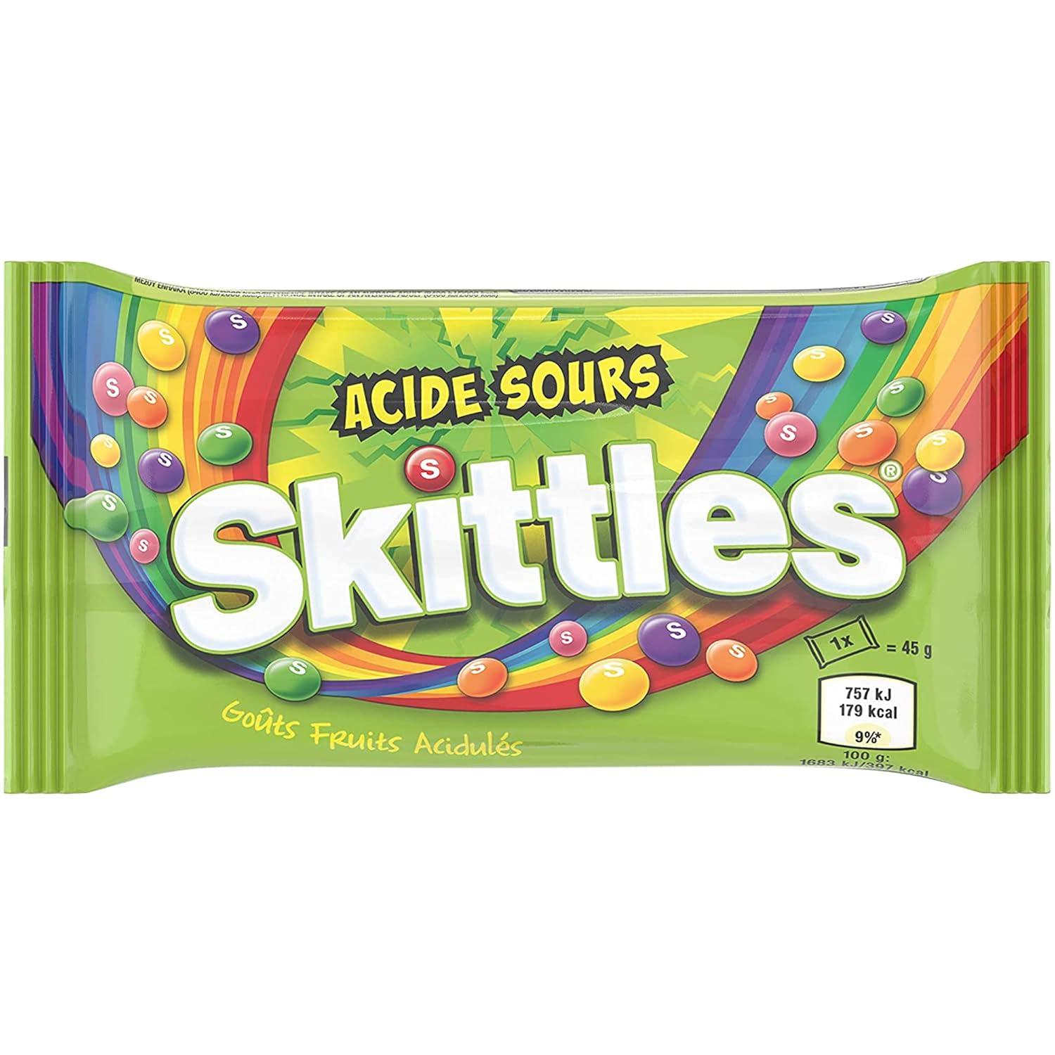 Skittles | Skittles Crazy Sour Candy 45 g