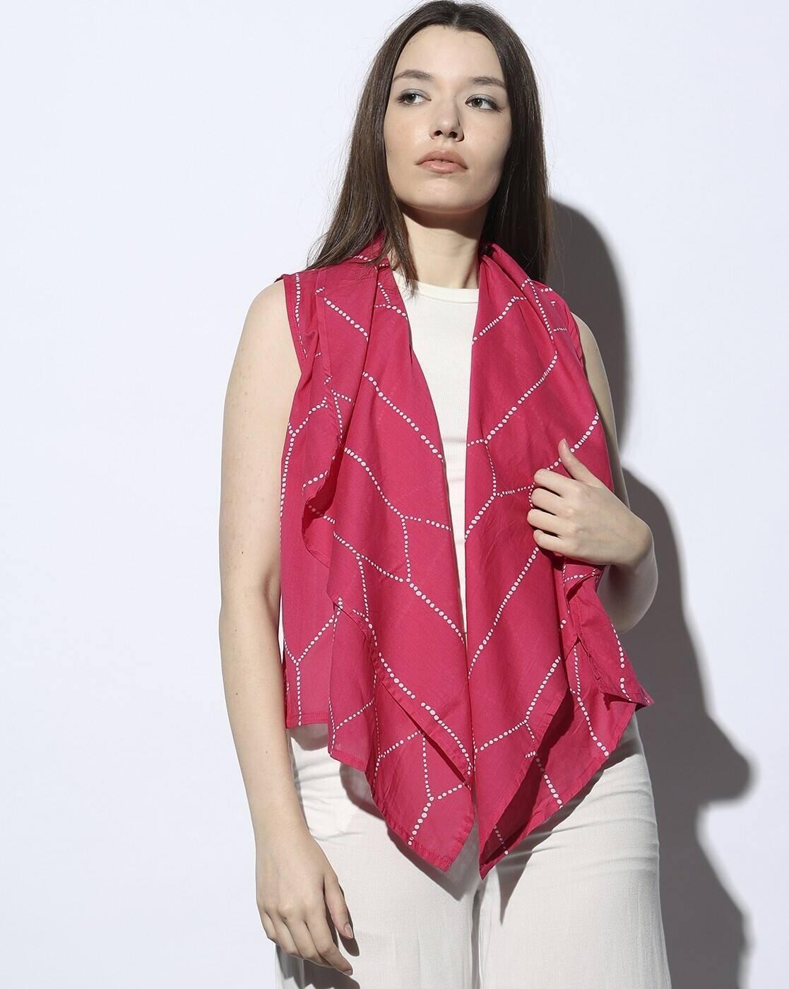SVRNAAFU TOPS, DARK PINK, S