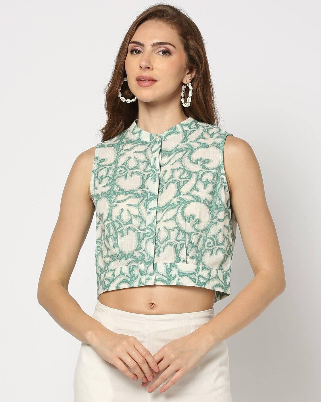 SVRNAAFU TOPS, MEDIUM BLUE