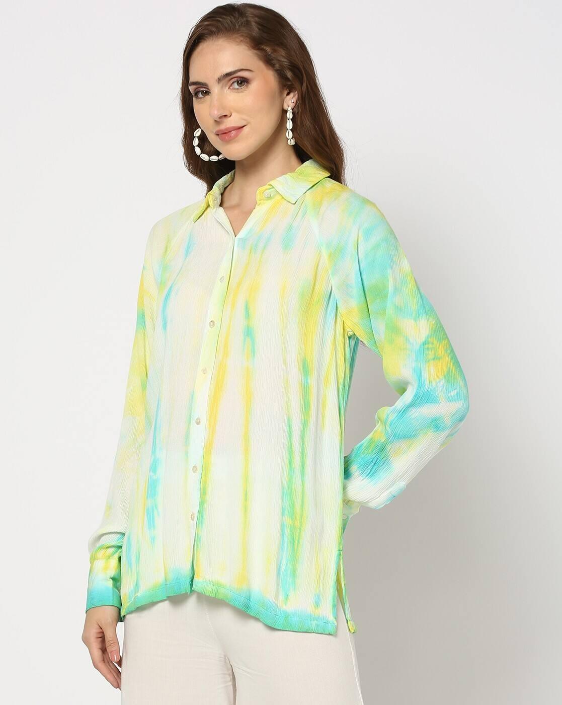 SVRNAAFU SHIRTS, AQUA, M