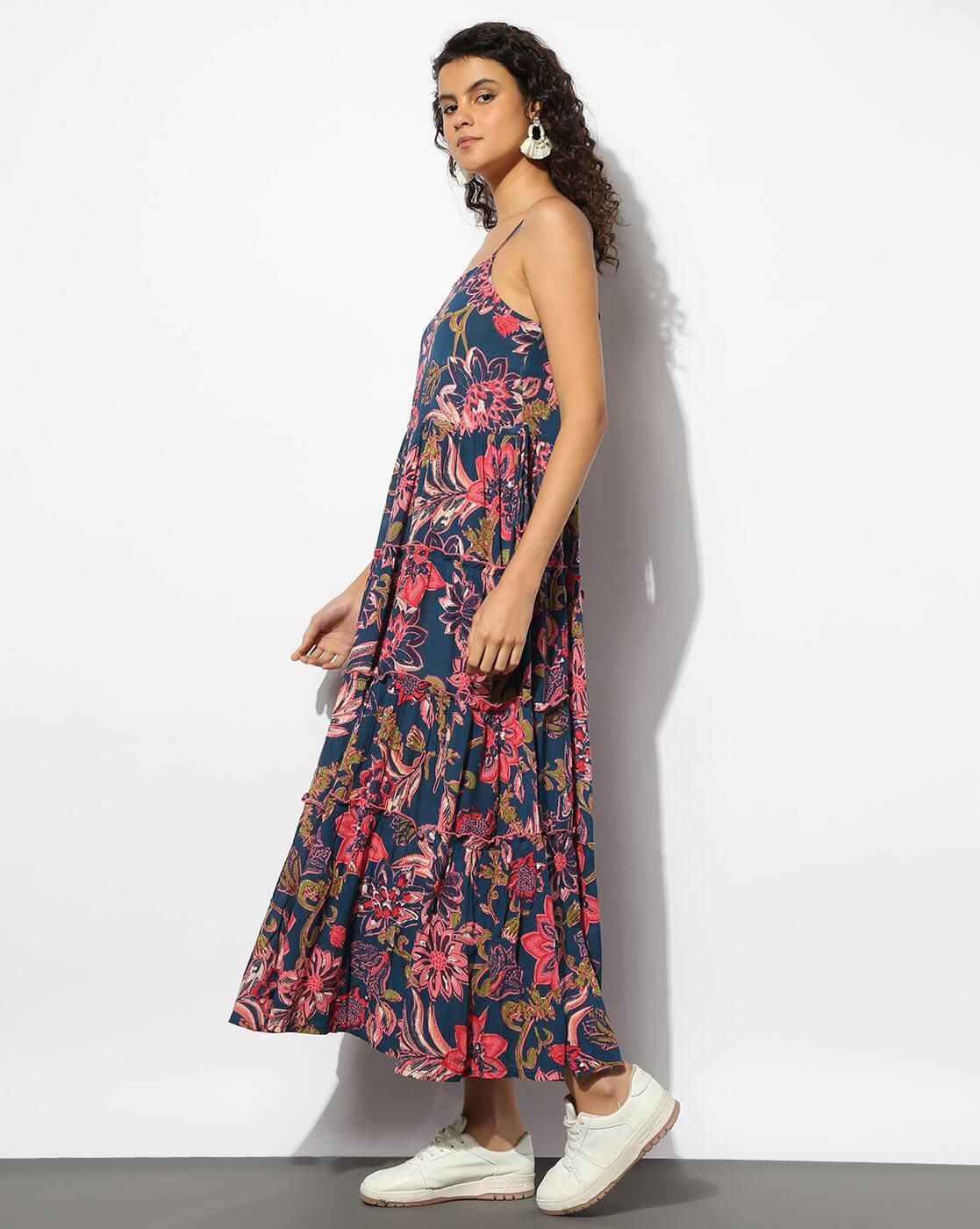 SVRNAAFU DRESSES, MEDIUM BLUE, L