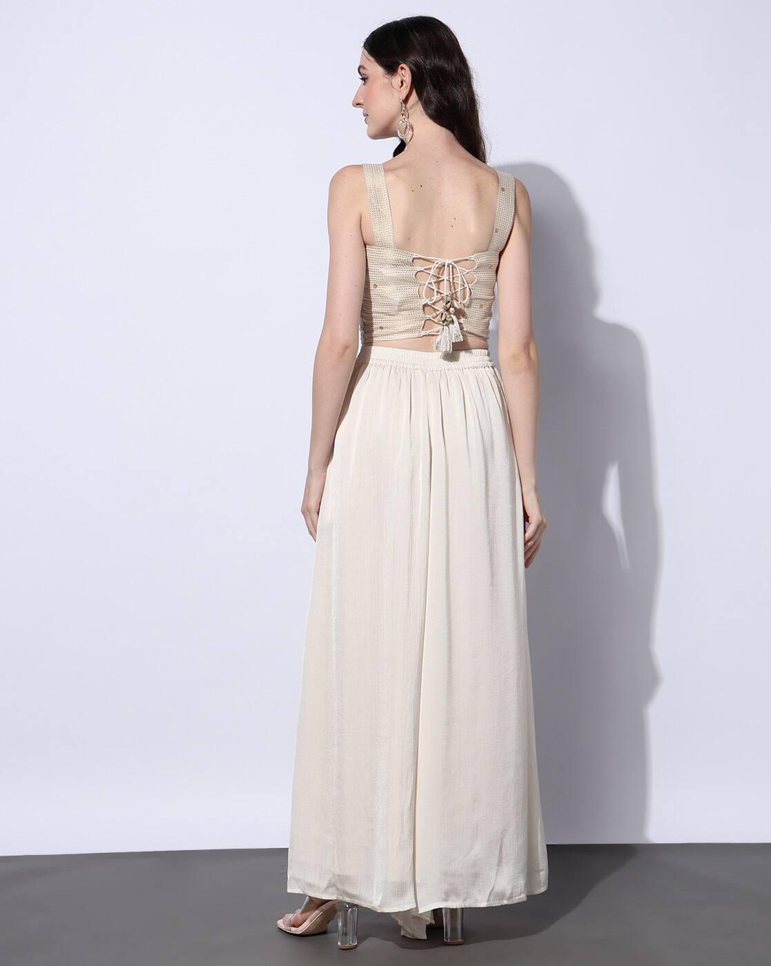 SVRNAA SETS 2PC, OFF WHITE, L
