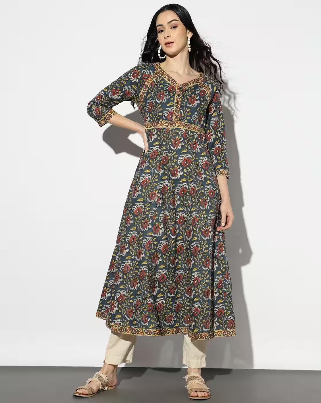 SVRNAAFU KURTAS, BLUE