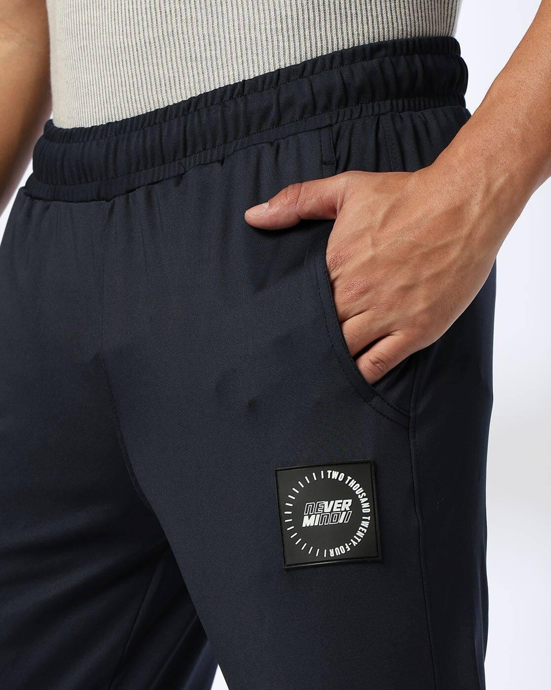 ACTIVE TRACKPANT-4WAY, NAVY, XL