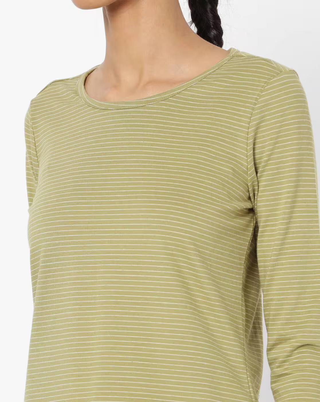 Striped Round-Neck T-shirt