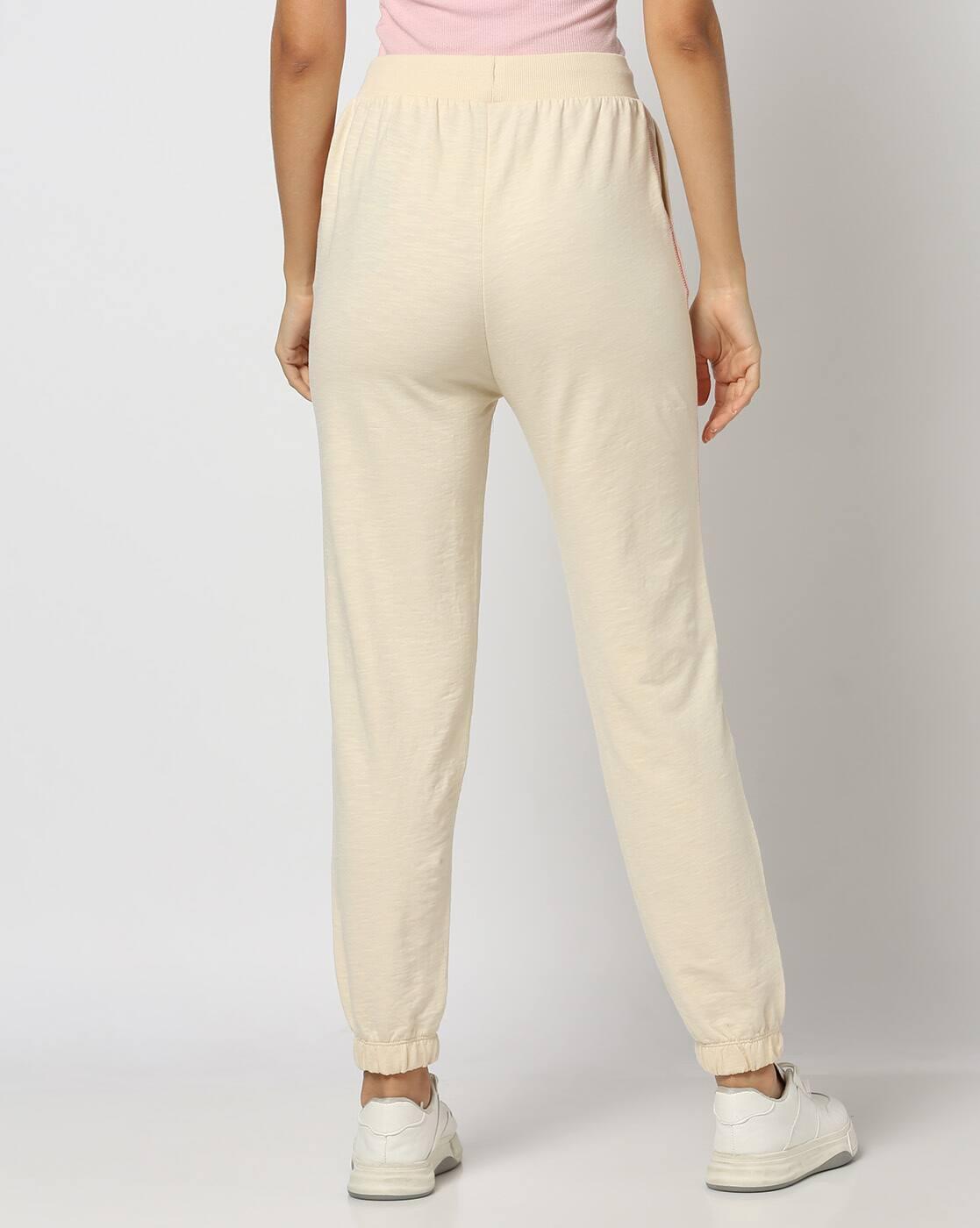 Women Numeric Print Relaxed Fit Joggers