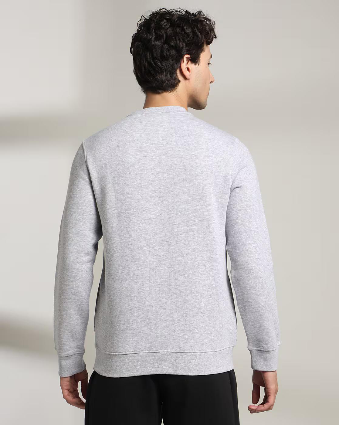 ROUND NECK CNS SWEATSHIRT, GREY, XXL