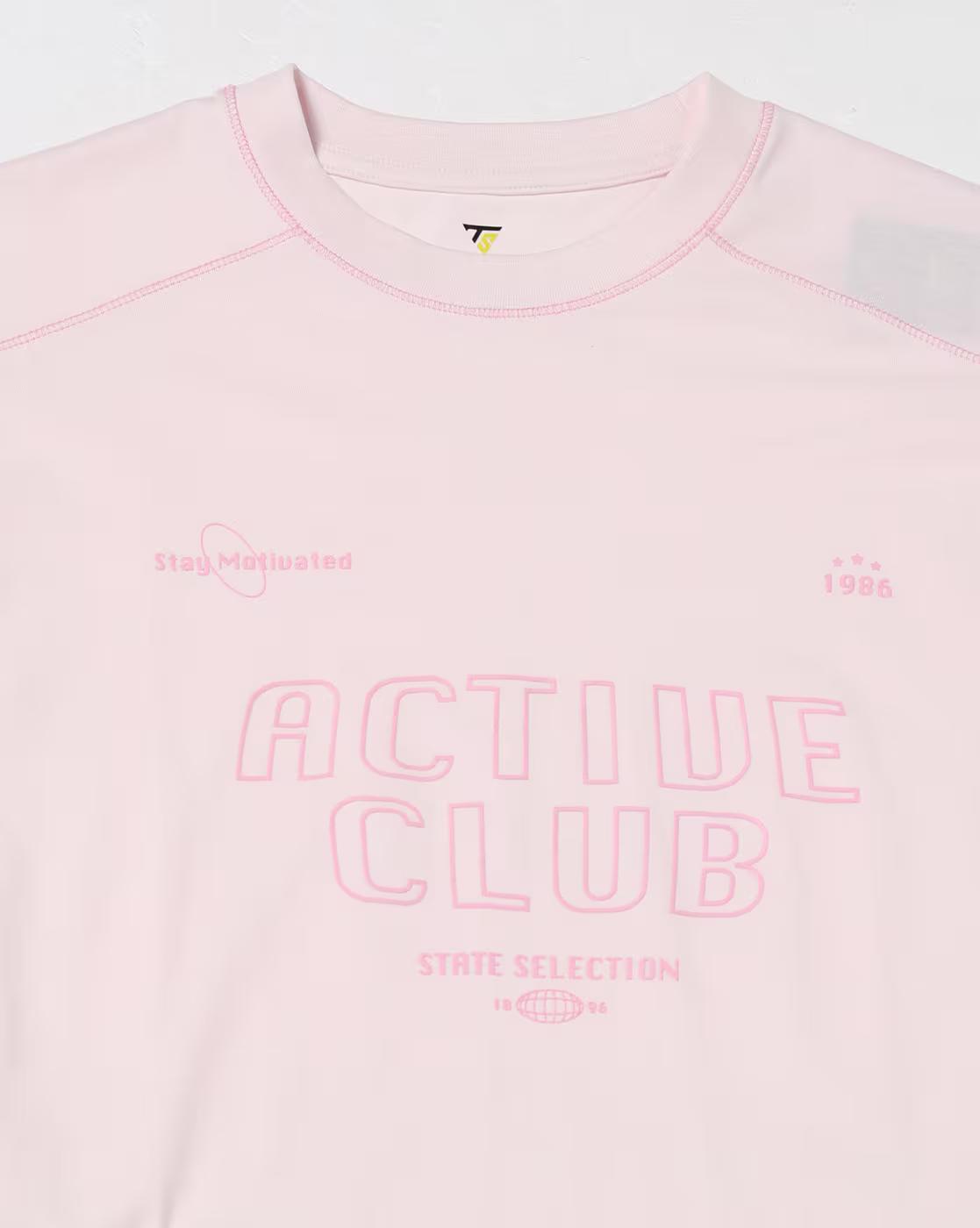 OVERSIZED GRAPHIC TEE, LT. PINK