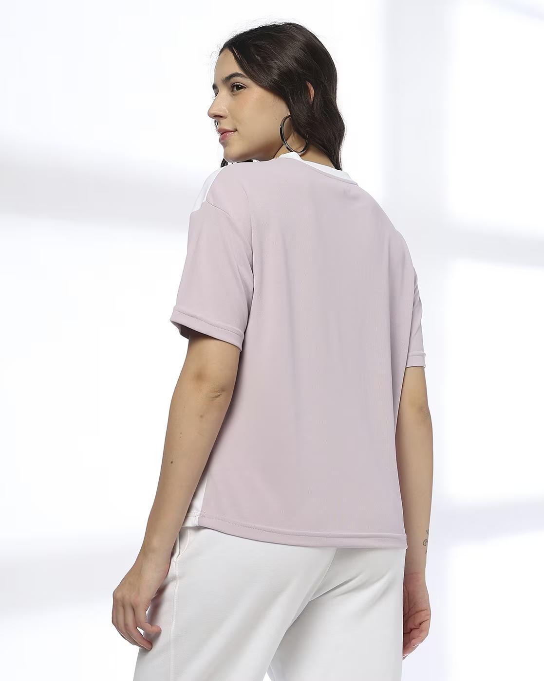 Graphic oversize panell, LT. PURPLE, XXL