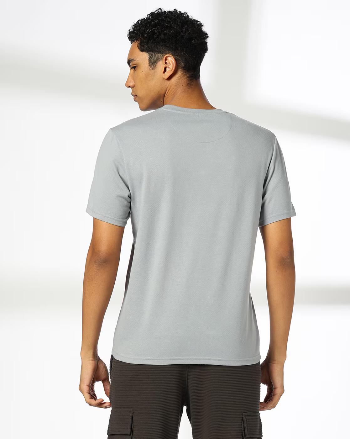 DIAGONAL STR PATTERN FB HS, LT. GREY, XL