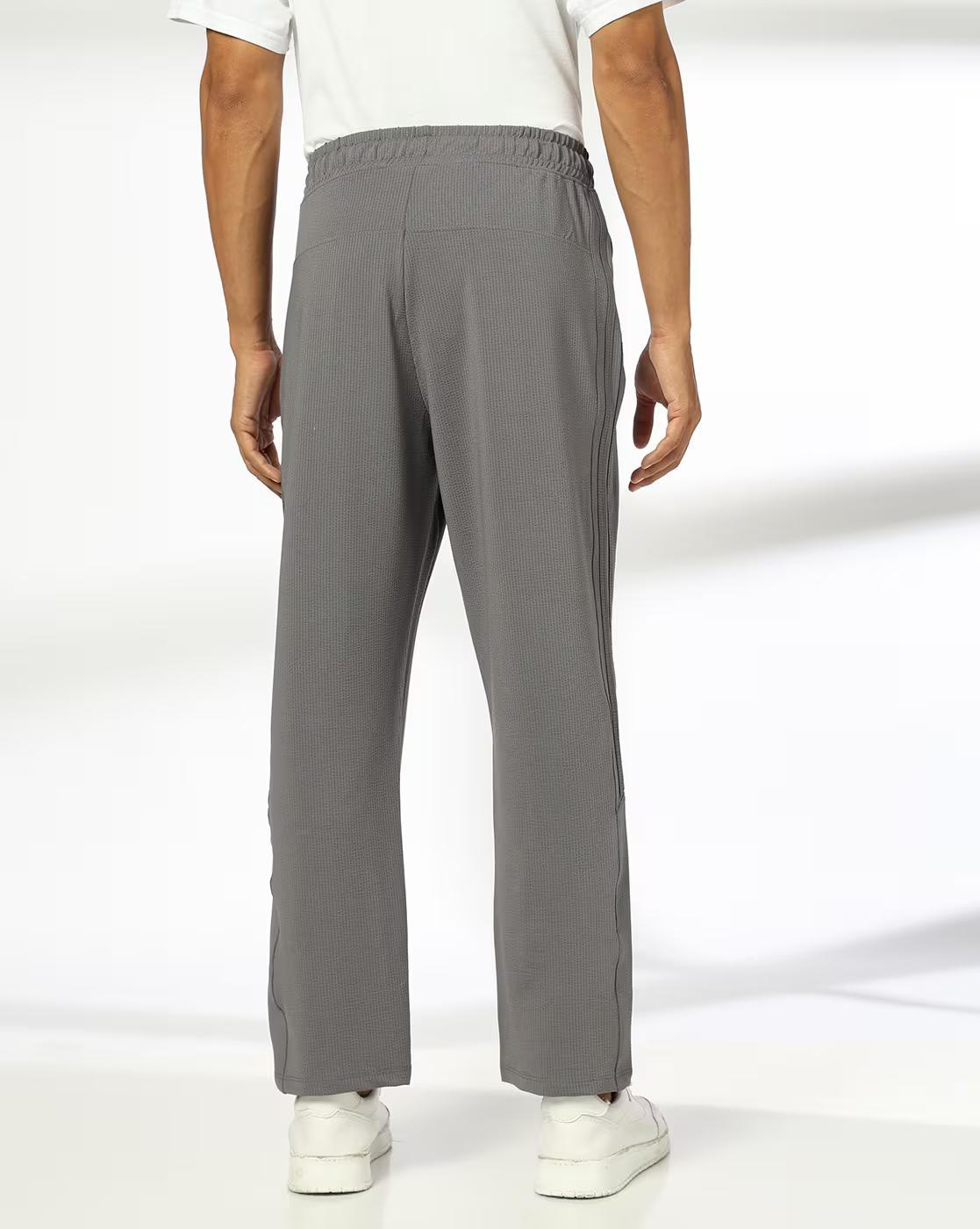 CNS STR SEER SUCKER TRACKP, DARK GREY, M