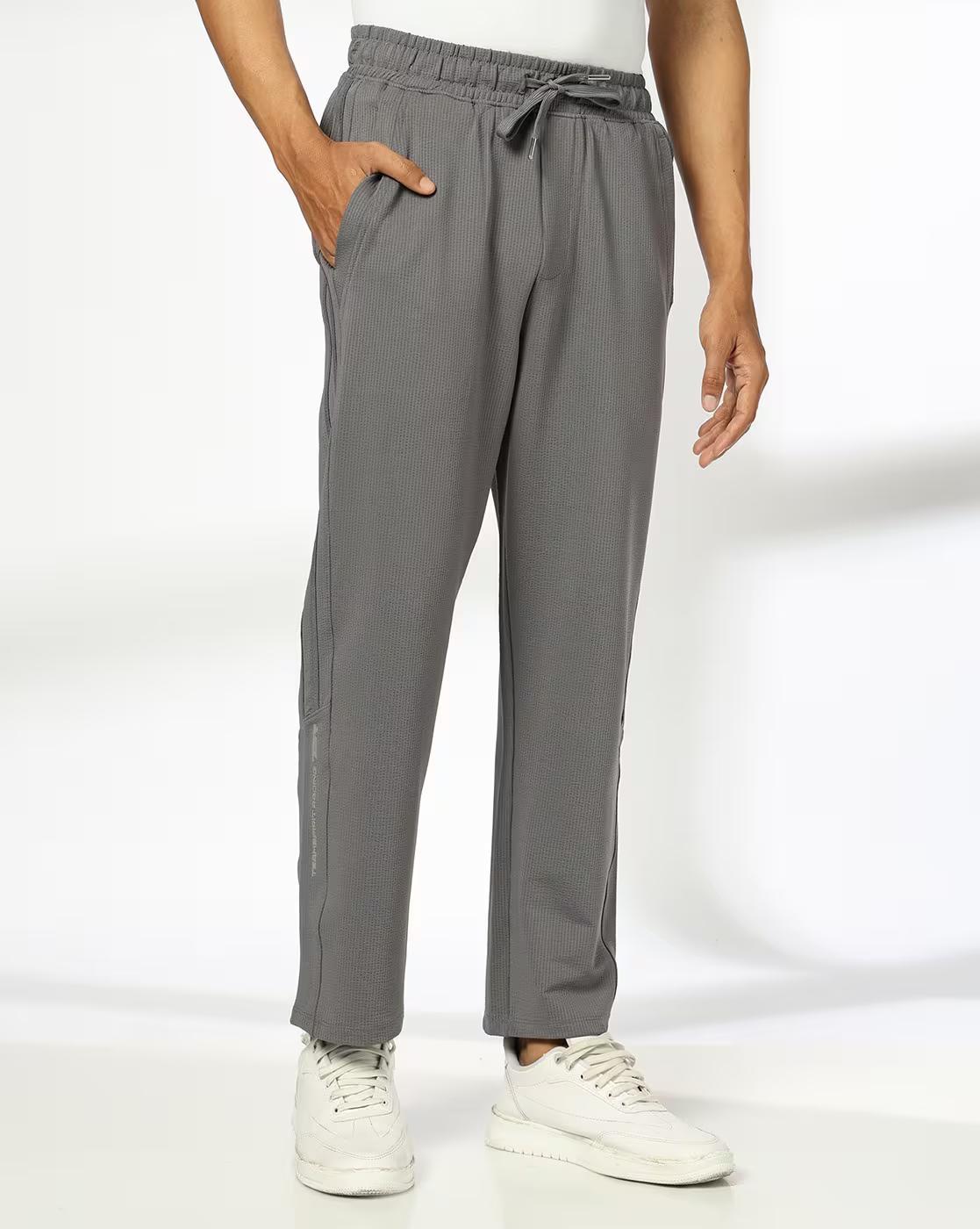 CNS STR SEER SUCKER TRACKP, DARK GREY, M