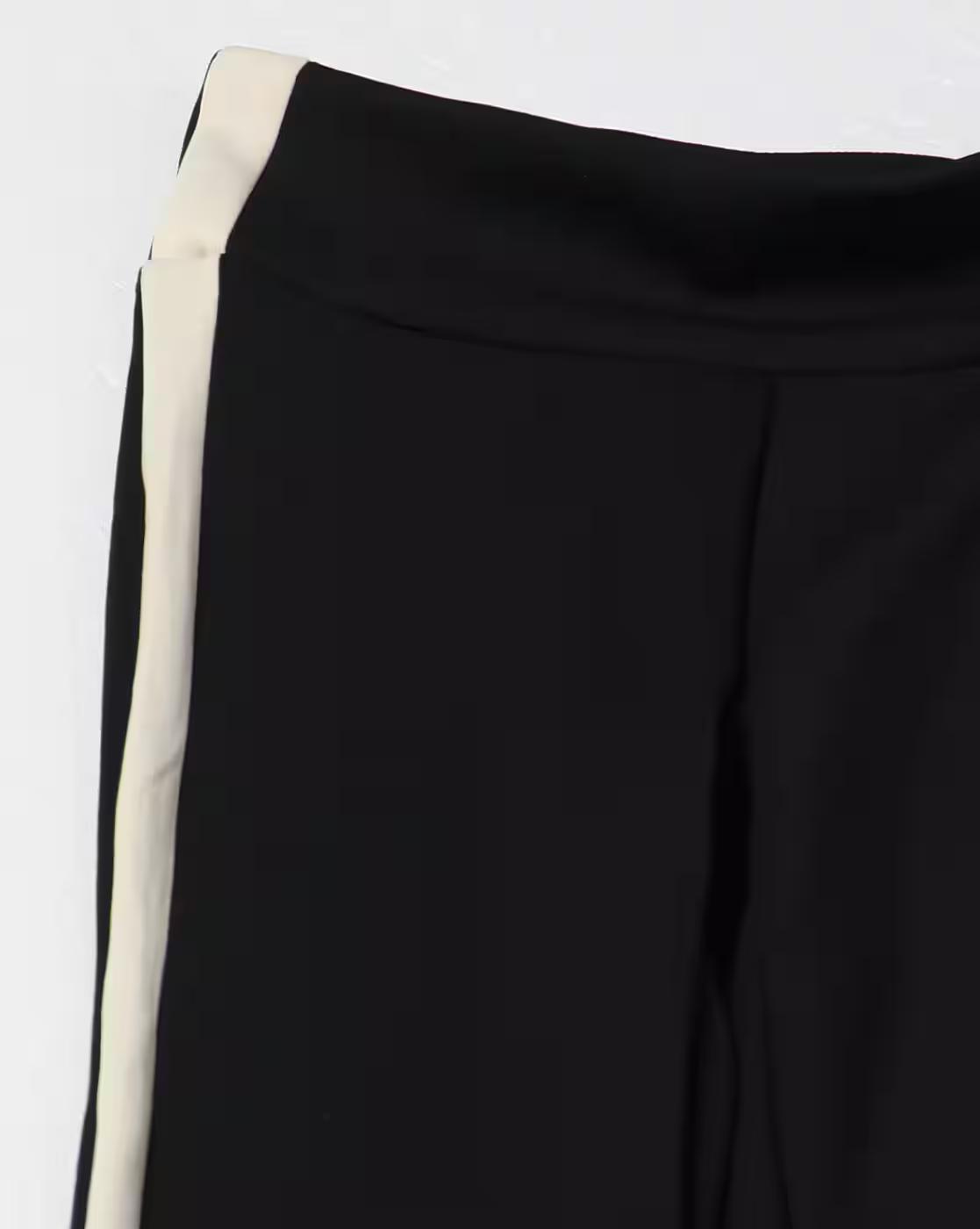 KICK FLARE CUT AND SEW TIG, JET BLACK, M