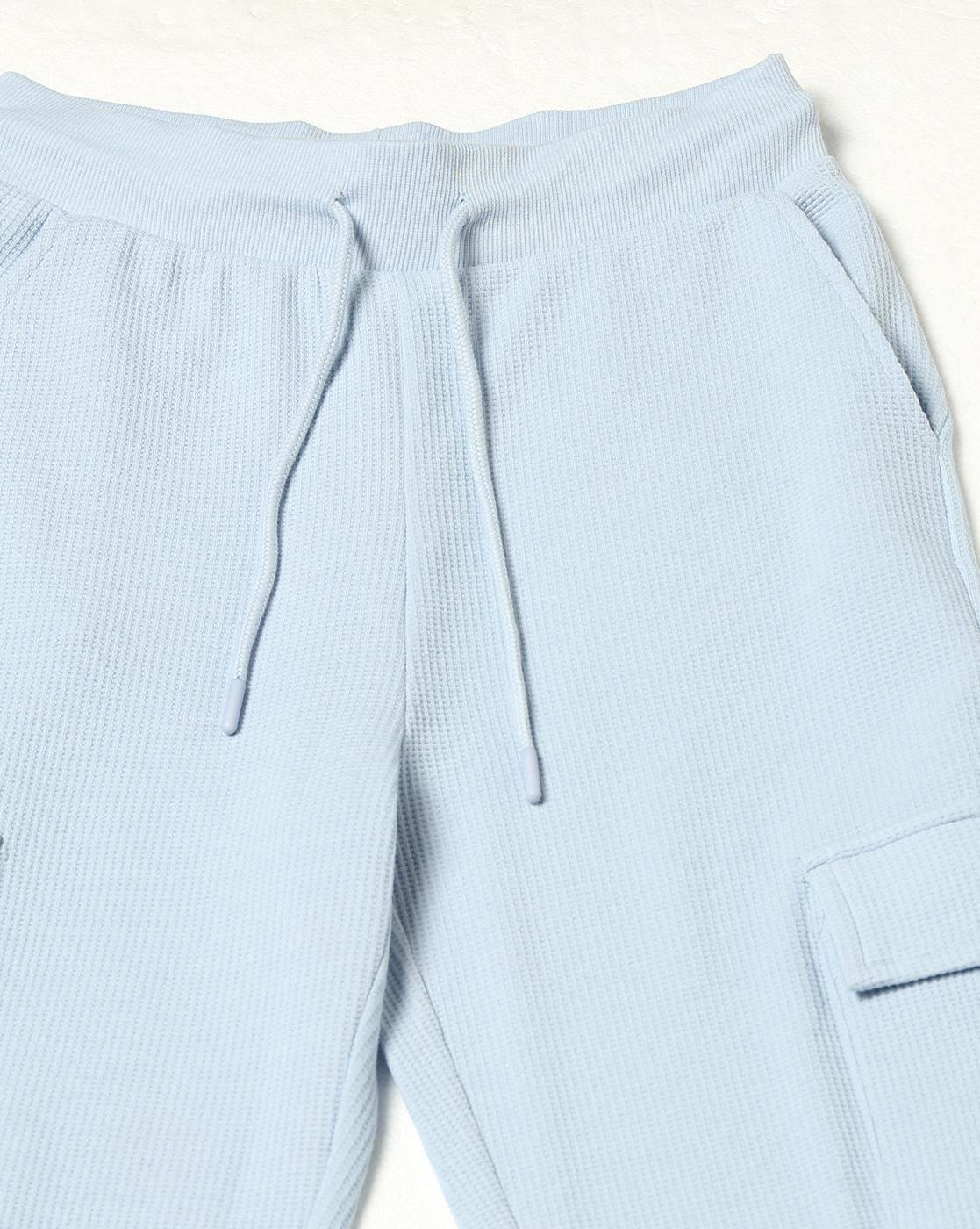 TEXTURED CARGO JOGGER, LT. BLUE, XS