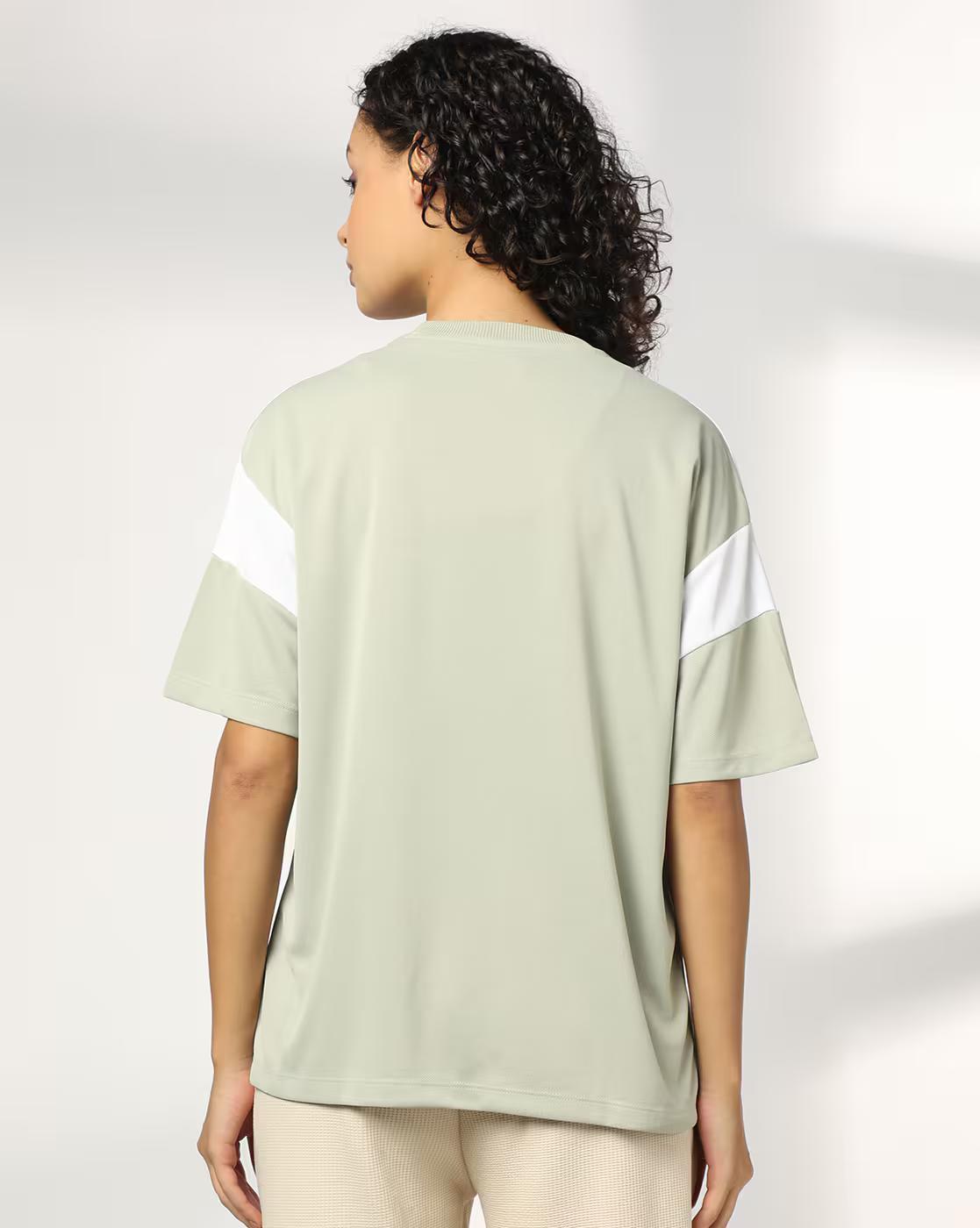 GRAPHIC VARSITY JERSEY TEE, GREEN, XXL