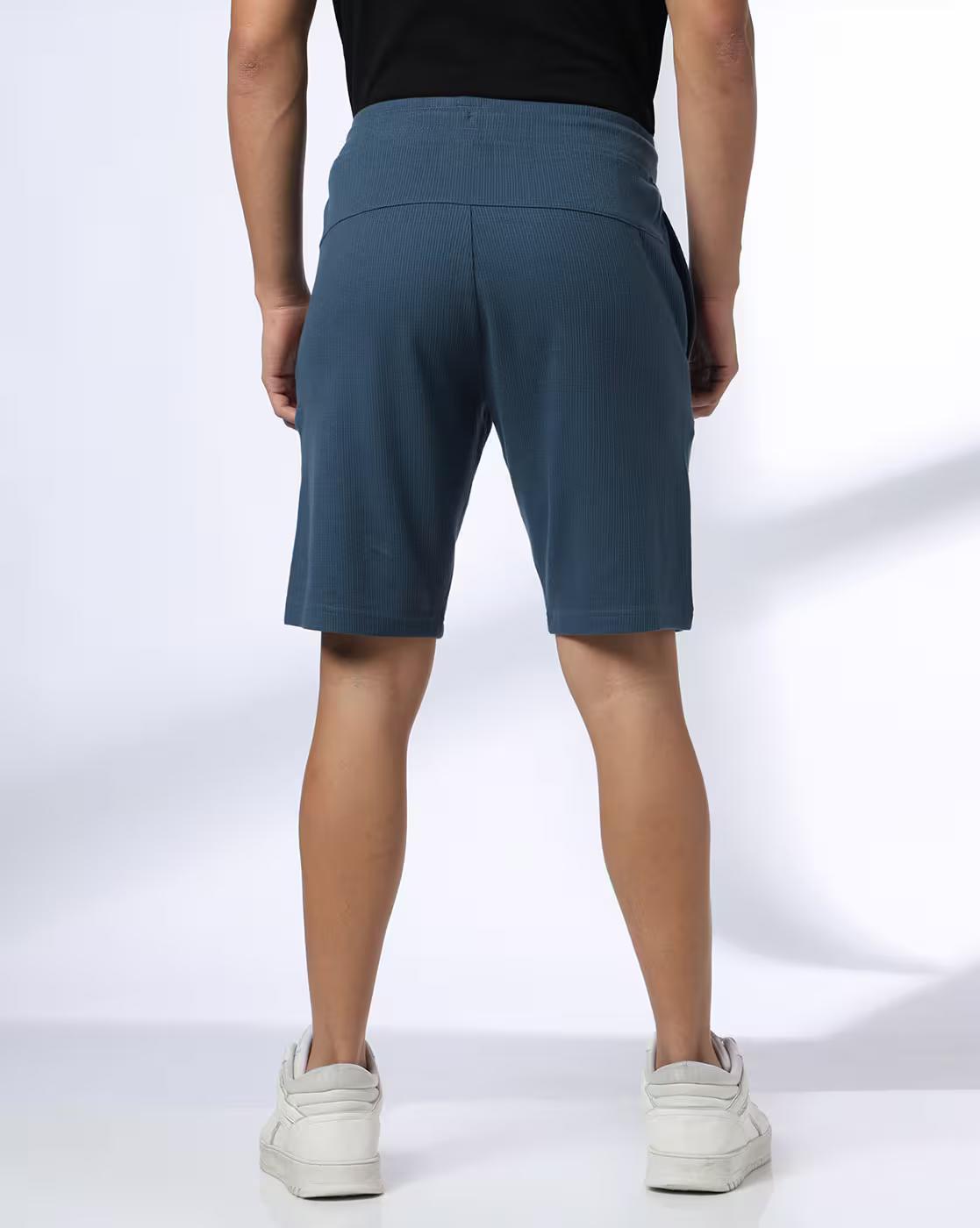 NANO VERTICAL STRIPES NEW SHORT, BLUE, L