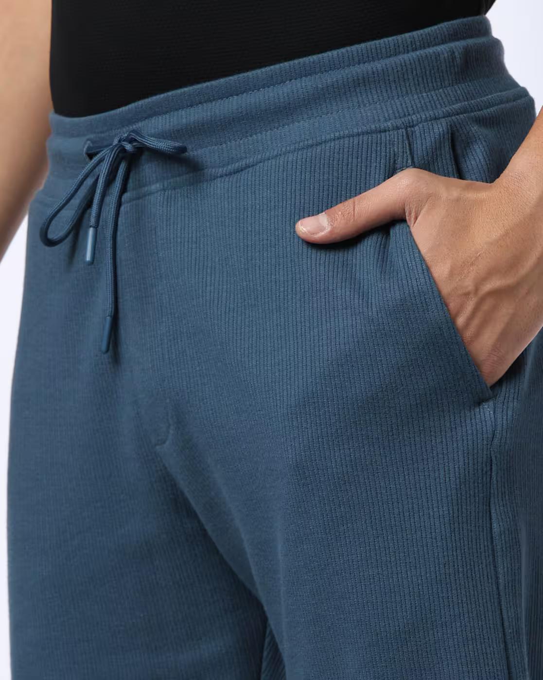 NANO VERTICAL STRIPES NEW SHORT, BLUE, L