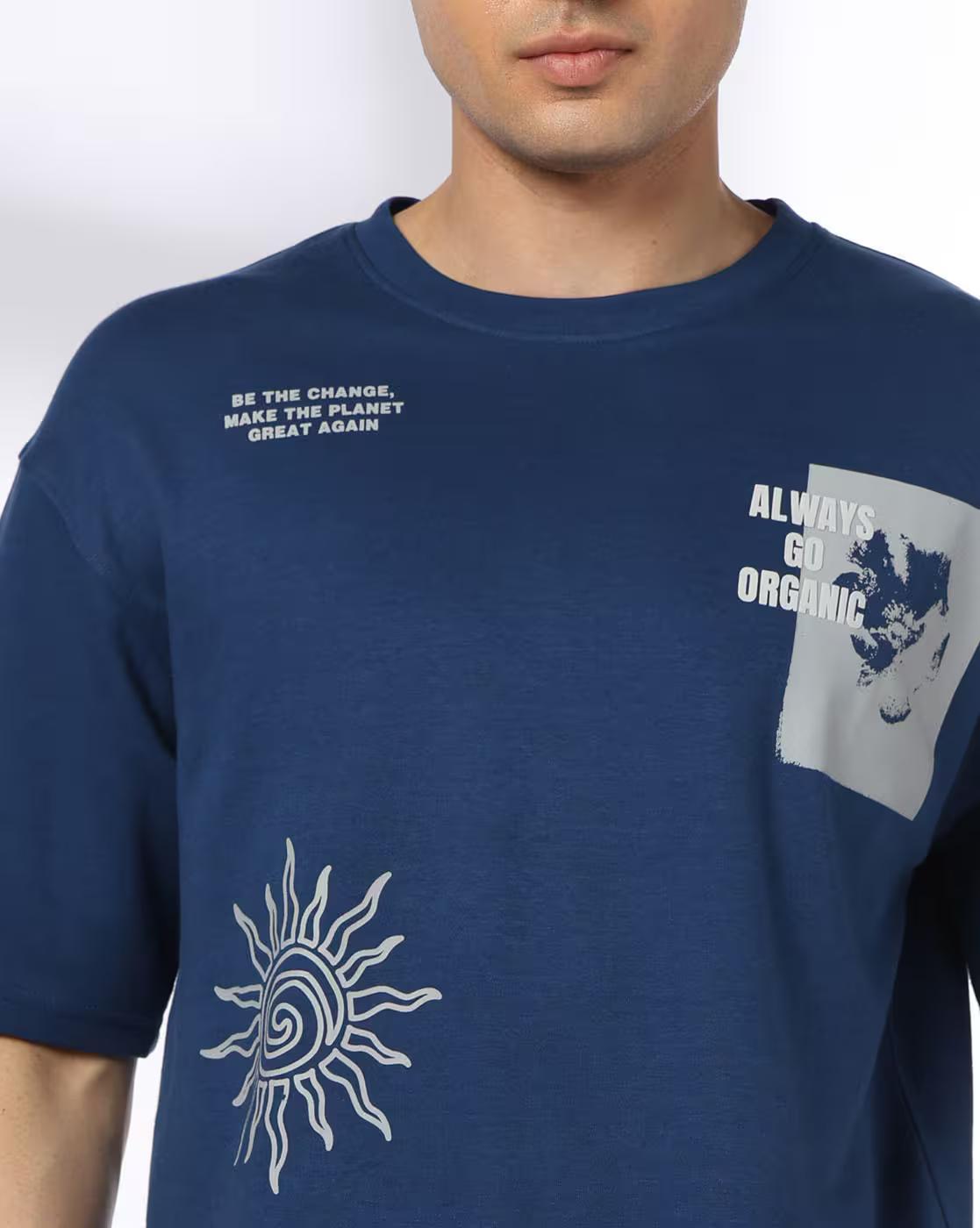 PLACEMENT PRINT DETAIL OS HS, BLUE, XXL
