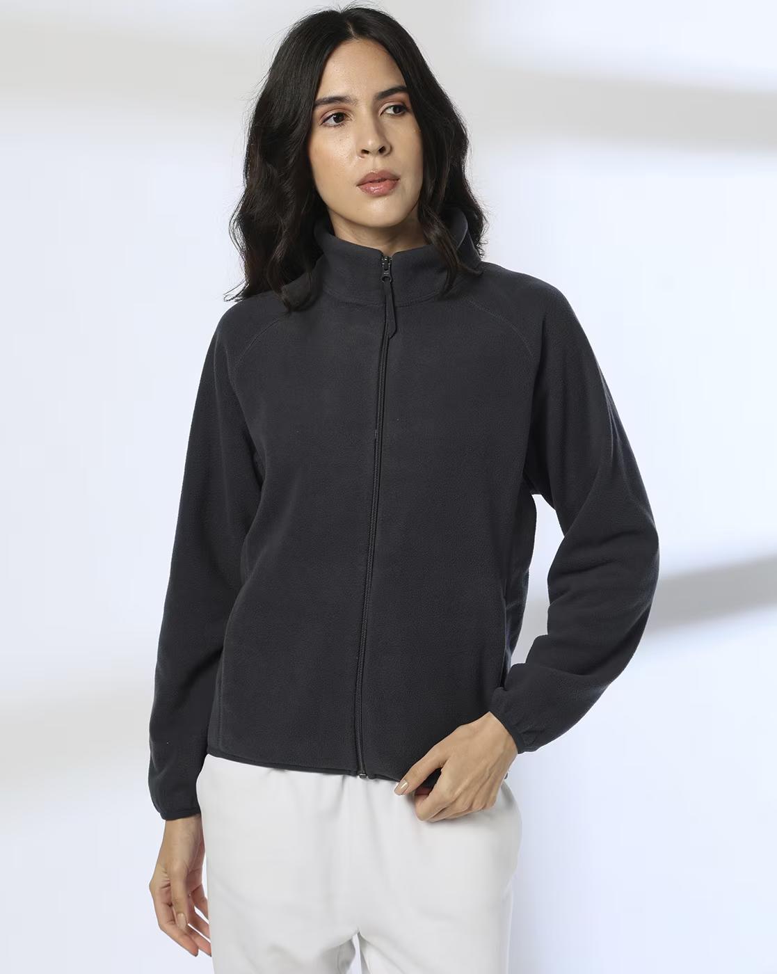 Women Regular Fit Zip-Front Track Jacket