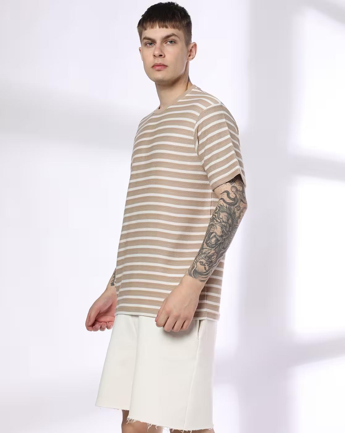 TRI OTTO GRADED STRIPE ULT HS, BEIGE, L