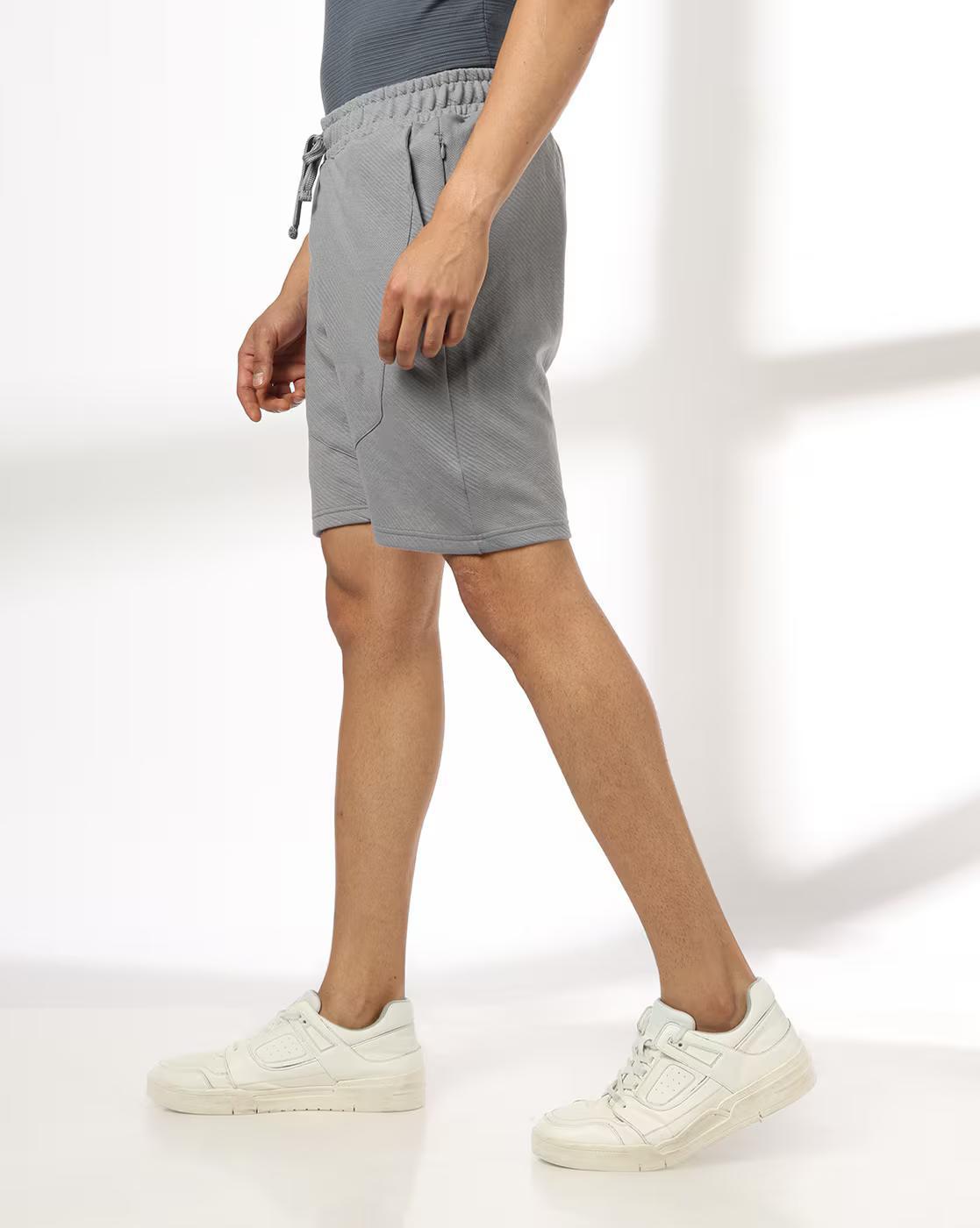 CURVE SHAPE CNS DETAIL SHORTS, GREY, XXL