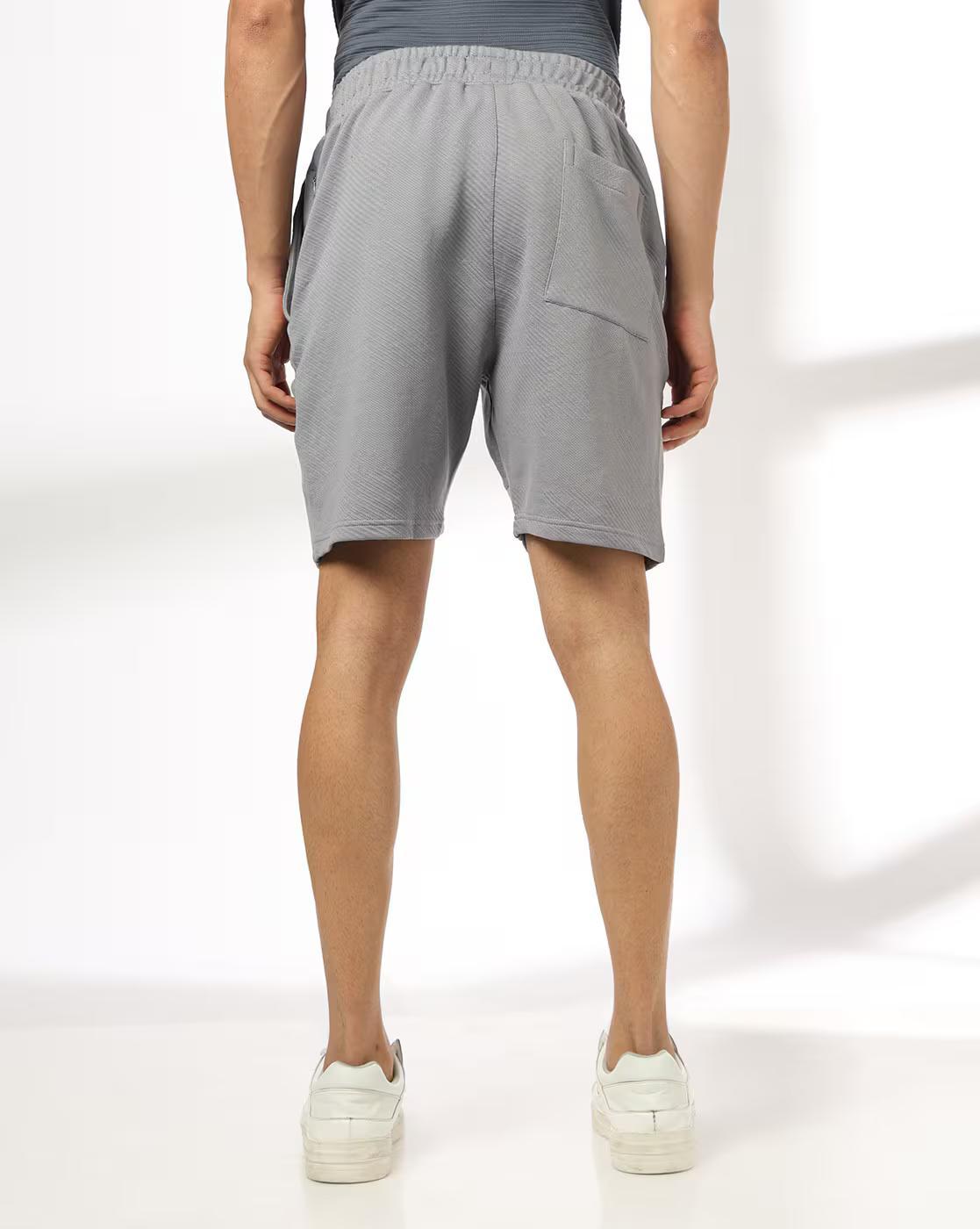 CURVE SHAPE CNS DETAIL SHORTS, GREY, XXL