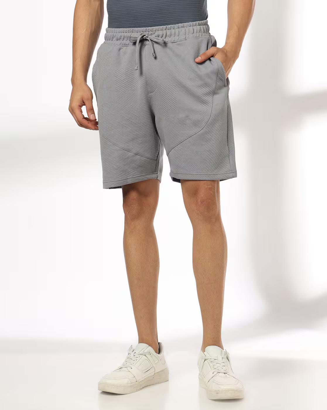 CURVE SHAPE CNS DETAIL SHORTS, GREY, XXL