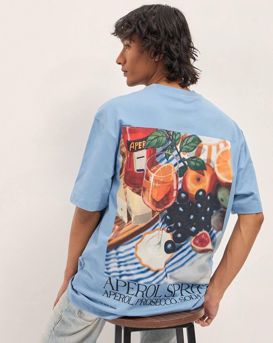 TSHAPEROLBL, BLUE, L