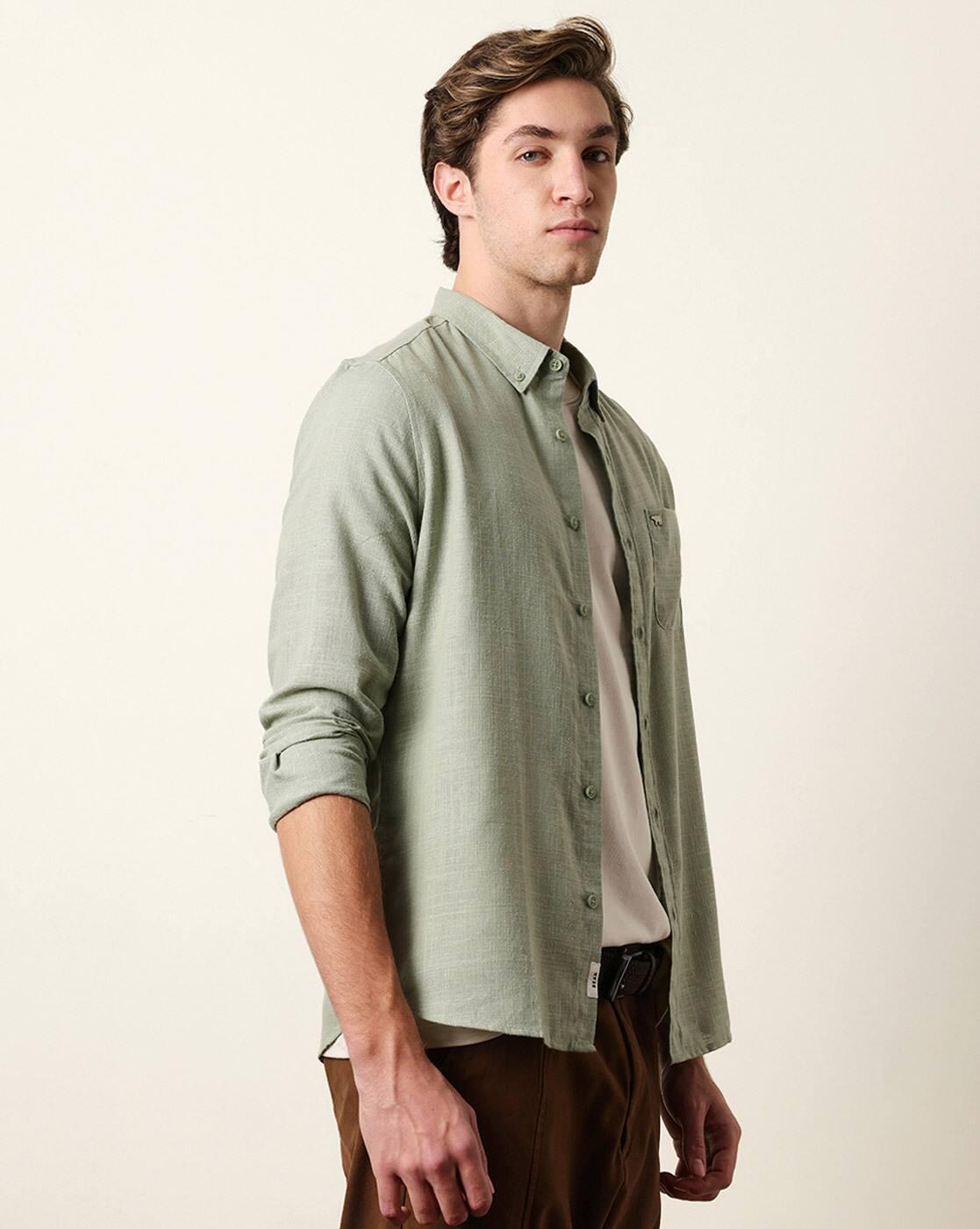 Men Woven Design Slim Fit Ca, CREAM, 3XL