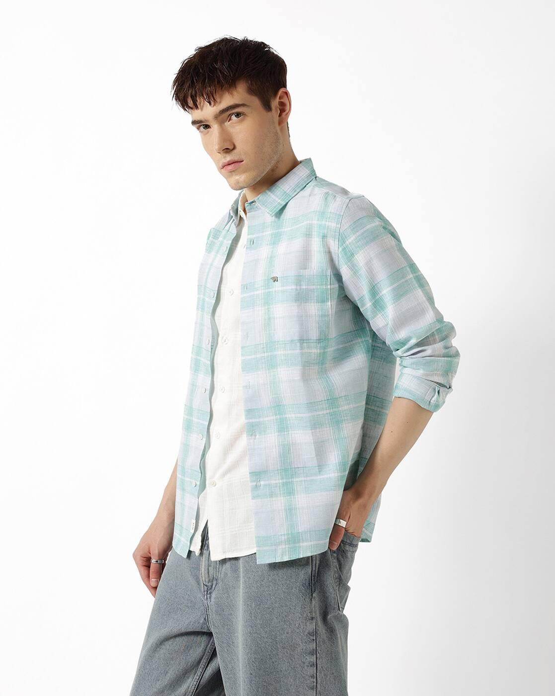 Men Checked Regular Fit Shirt