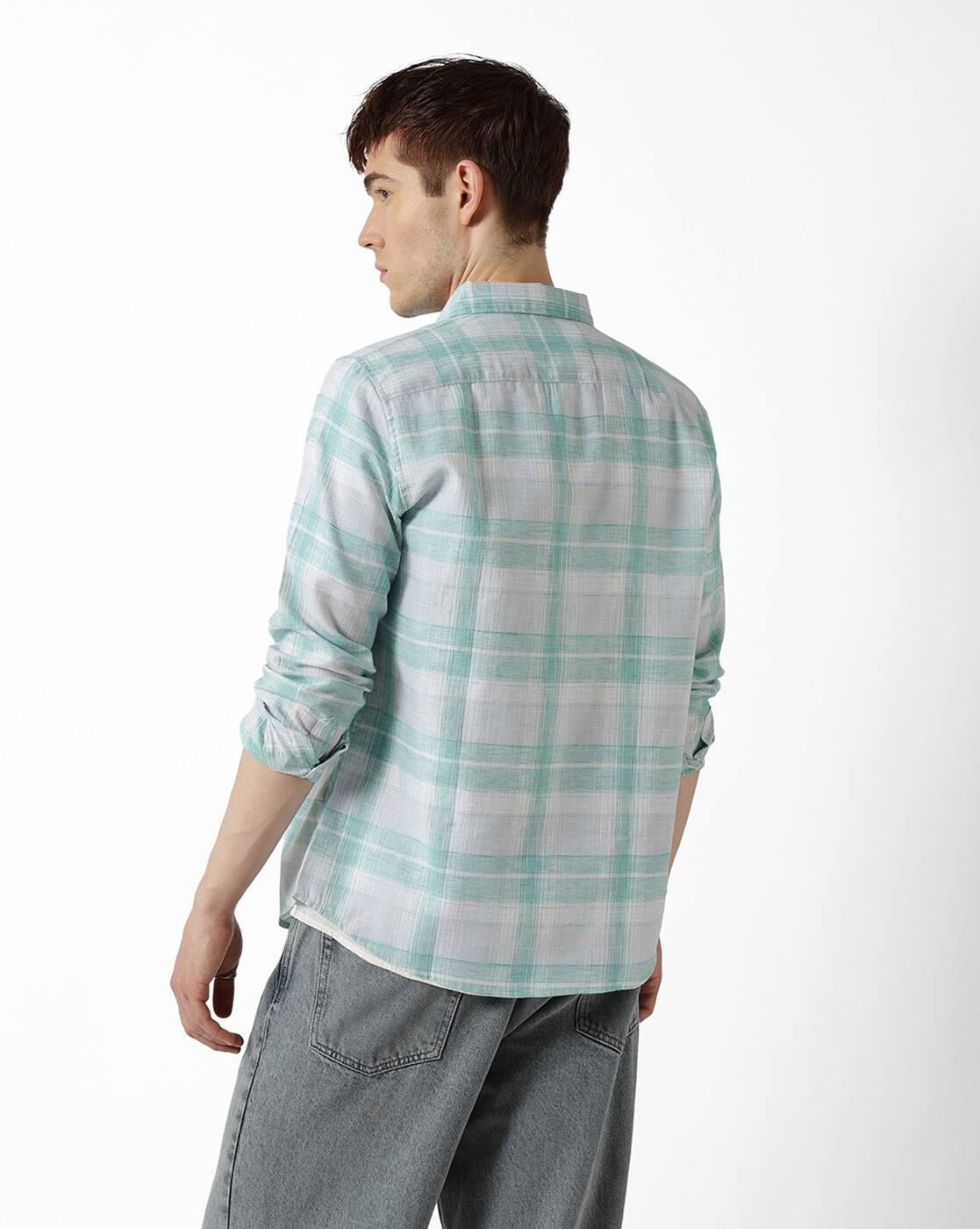 Men Checked Regular Fit Shirt